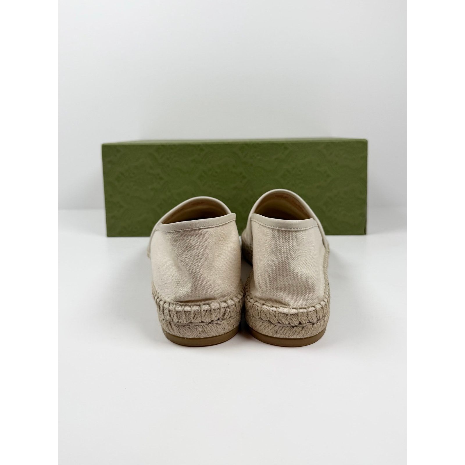 Gucci Size 42EU/9US - Gucci Canvas Logo Beige Espadrilles NEW Size US 9 / EU 42 - 4 Thumbnail