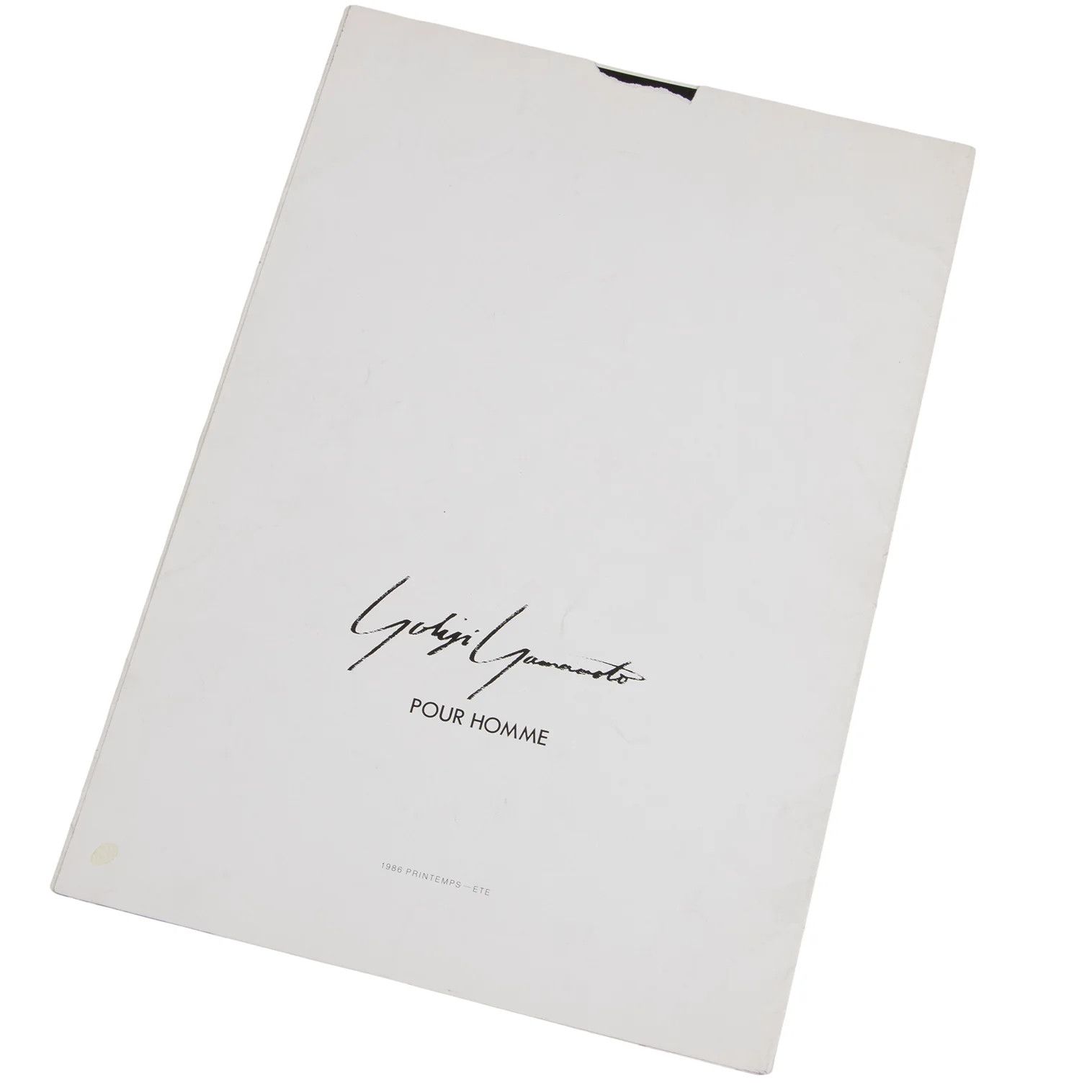 Yohji Yamamoto Yohji Yamamoto Spring Summer 1986 Visual Magazine Size ONE SIZE - 1 Thumbnail