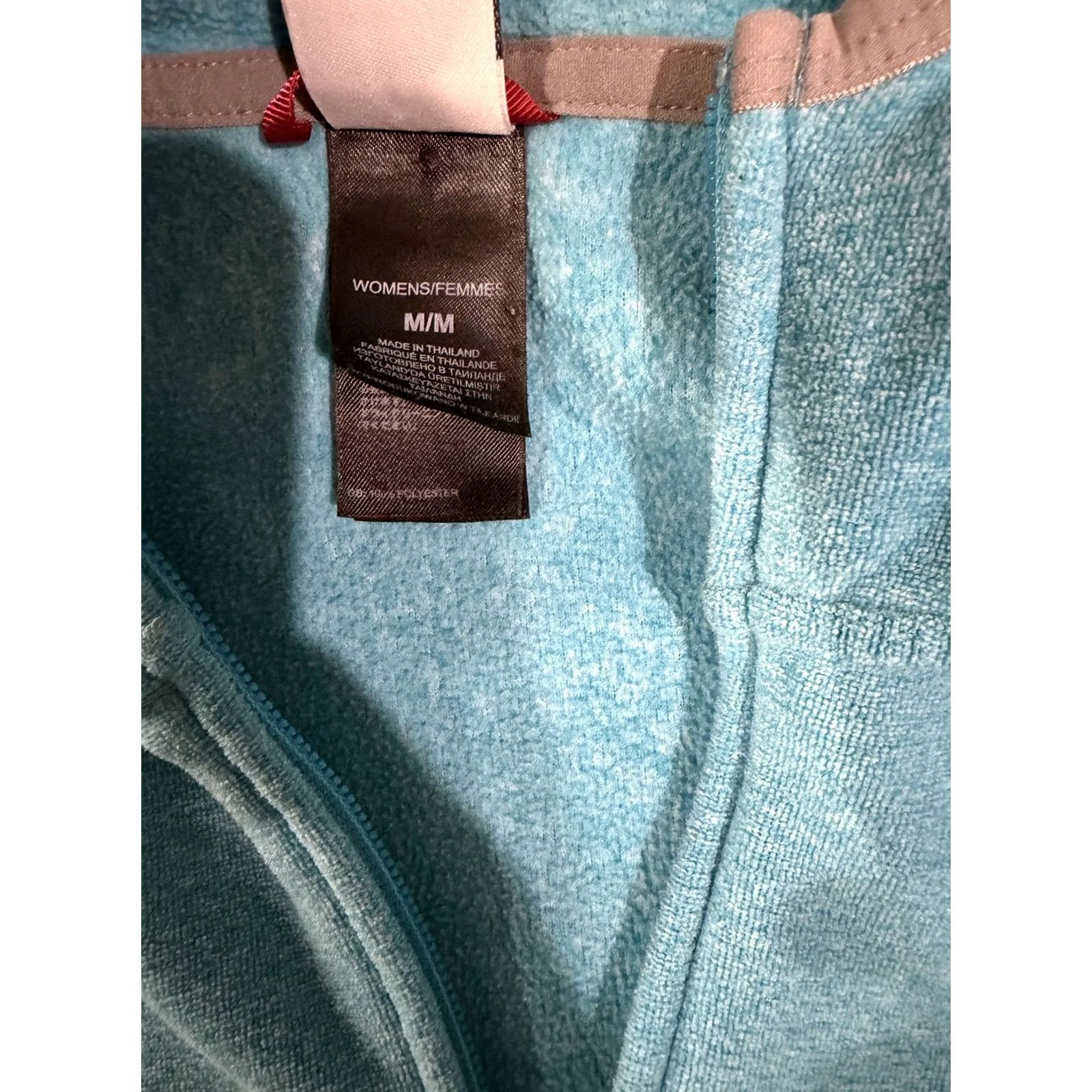 The North Face VINTAGE? The North Face Jacket Womens M Blue Hooded Full Zip Lightweight Fleece Jacket Size M / US 6-8 / IT 42-44 - 5 Thumbnail