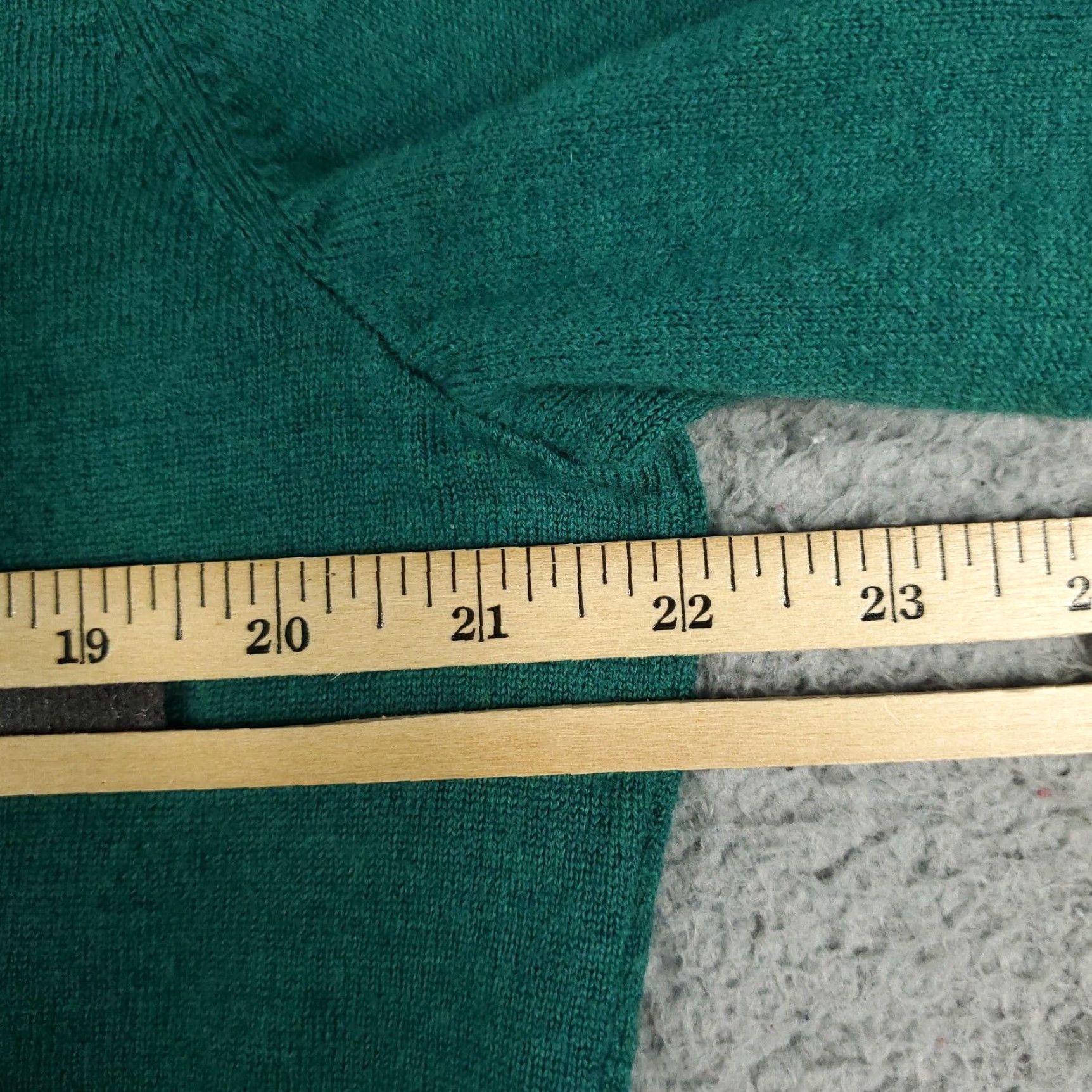 Polo Ralph Lauren Polo Ralph Lauren Mens Green Wool Quarter Zip Sweater Large Size US L / EU 52-54 / 3 - 7 Thumbnail
