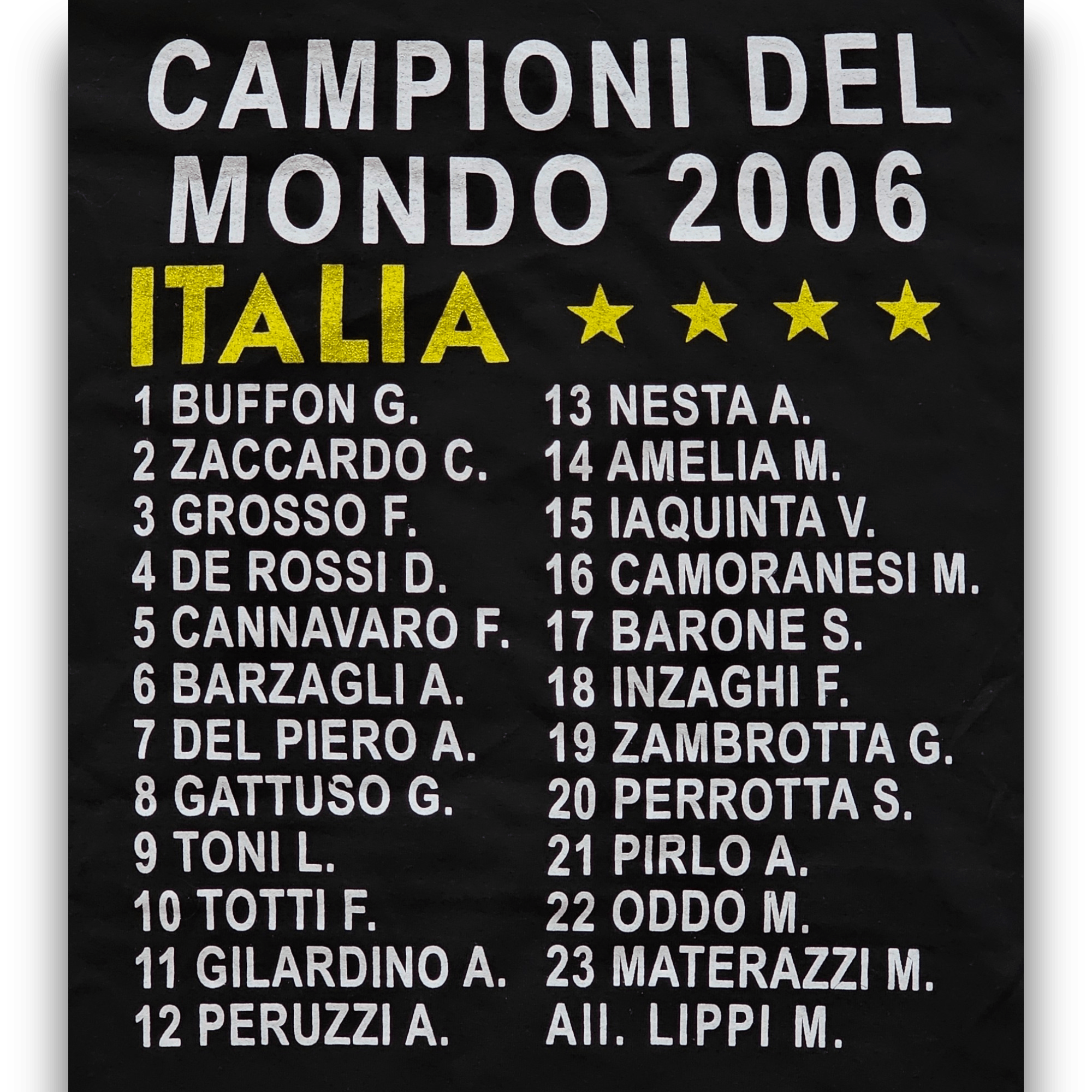 Other Italy World Champions 2006 Tee Size US XL / EU 56 / 4 - 3 Thumbnail
