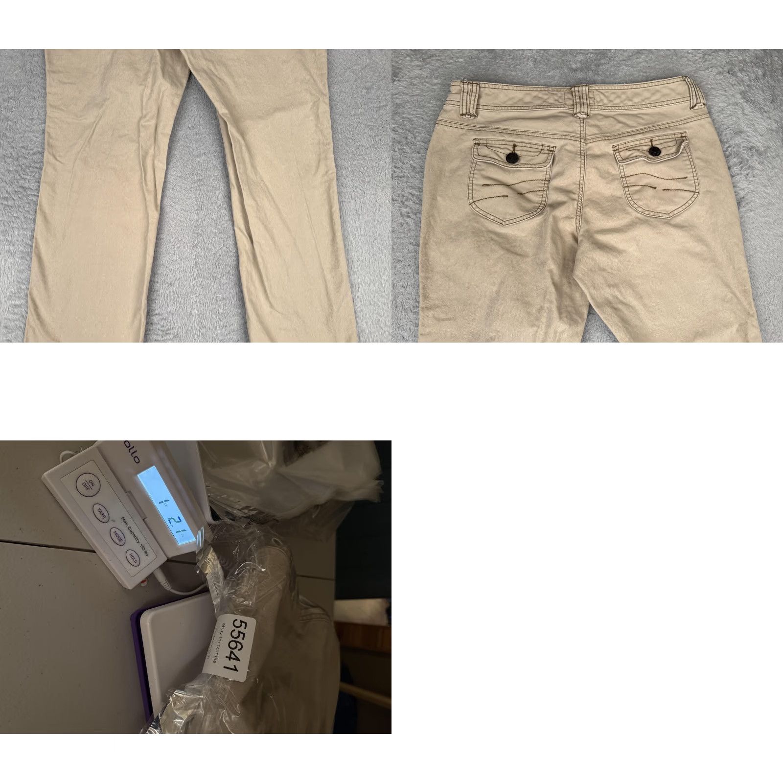 Vintage Maurices Jeans Bootcut Juniors 11 Beige Light Wash Mid Rise 100% Cotton Denim Five-Pocket Zipper 32x31 Womens 90s Cowboy Vintage No Size 32" / US 10 / IT 46 - 10 Thumbnail