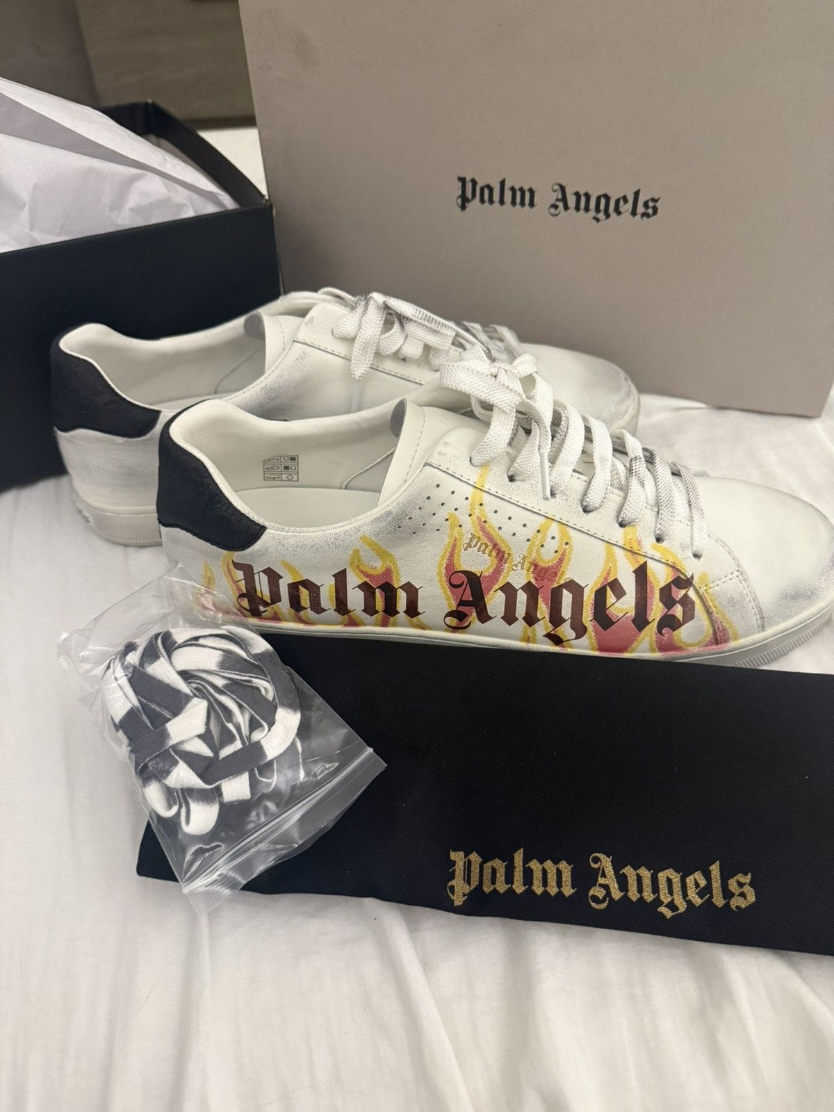 Palm Angels Palm Angels Flame Men’s Shoes Size US 12.5 / EU 45-46 - 1 Thumbnail