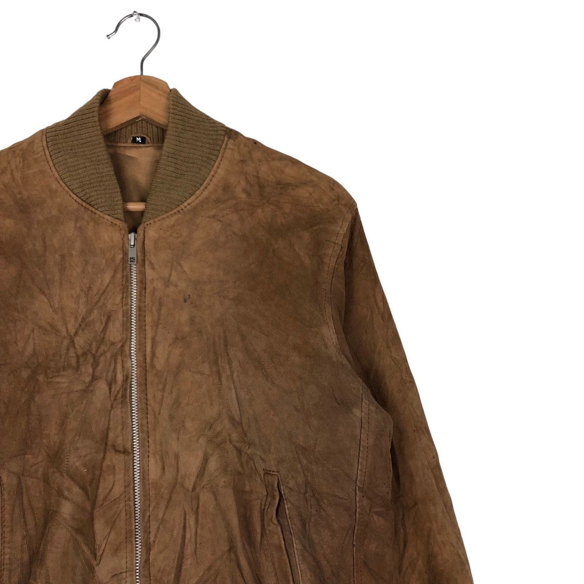 Japanese Brand 🔥Vintage Bomber Jacket Suede Inspire Issey Miyake Size US M / EU 48-50 / 2 - 6 Thumbnail