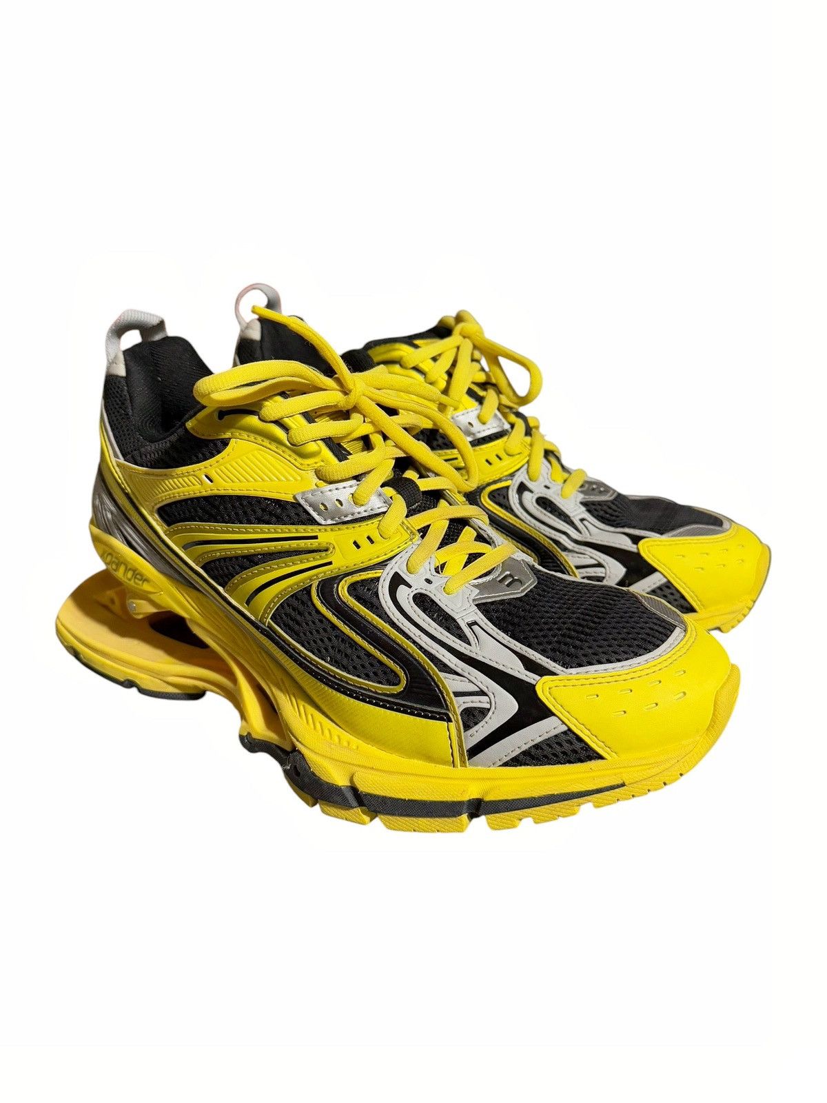 Balenciaga RARE Yellow Lightning X-Pander (X Pander) Heel Sneaker Size US 7 / EU 40 - 5 Thumbnail