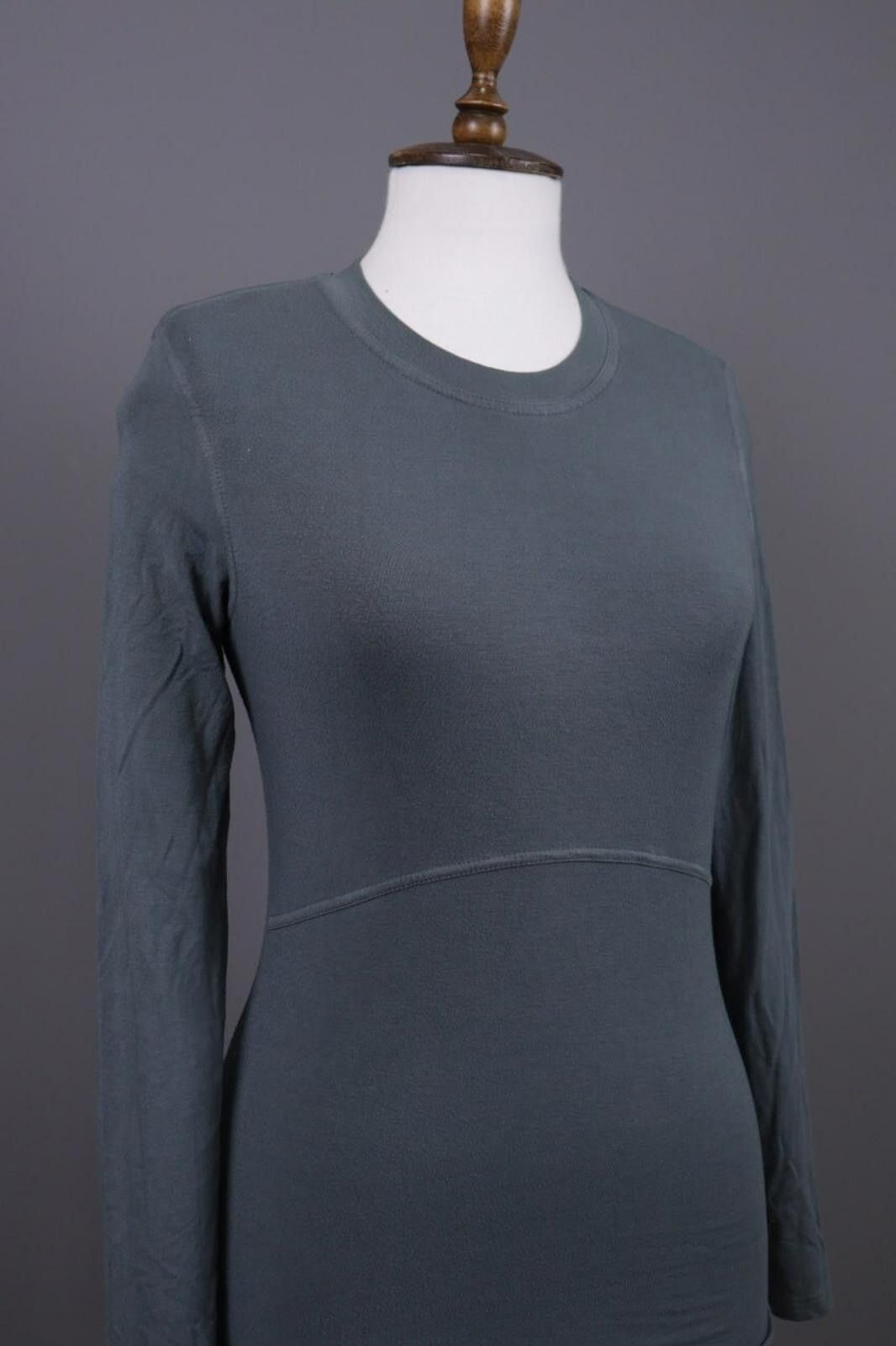 Designer Transit Par Such 361 Gray Summer Top Blouse Size 3 Size M / US 6-8 / IT 42-44 - 3 Thumbnail