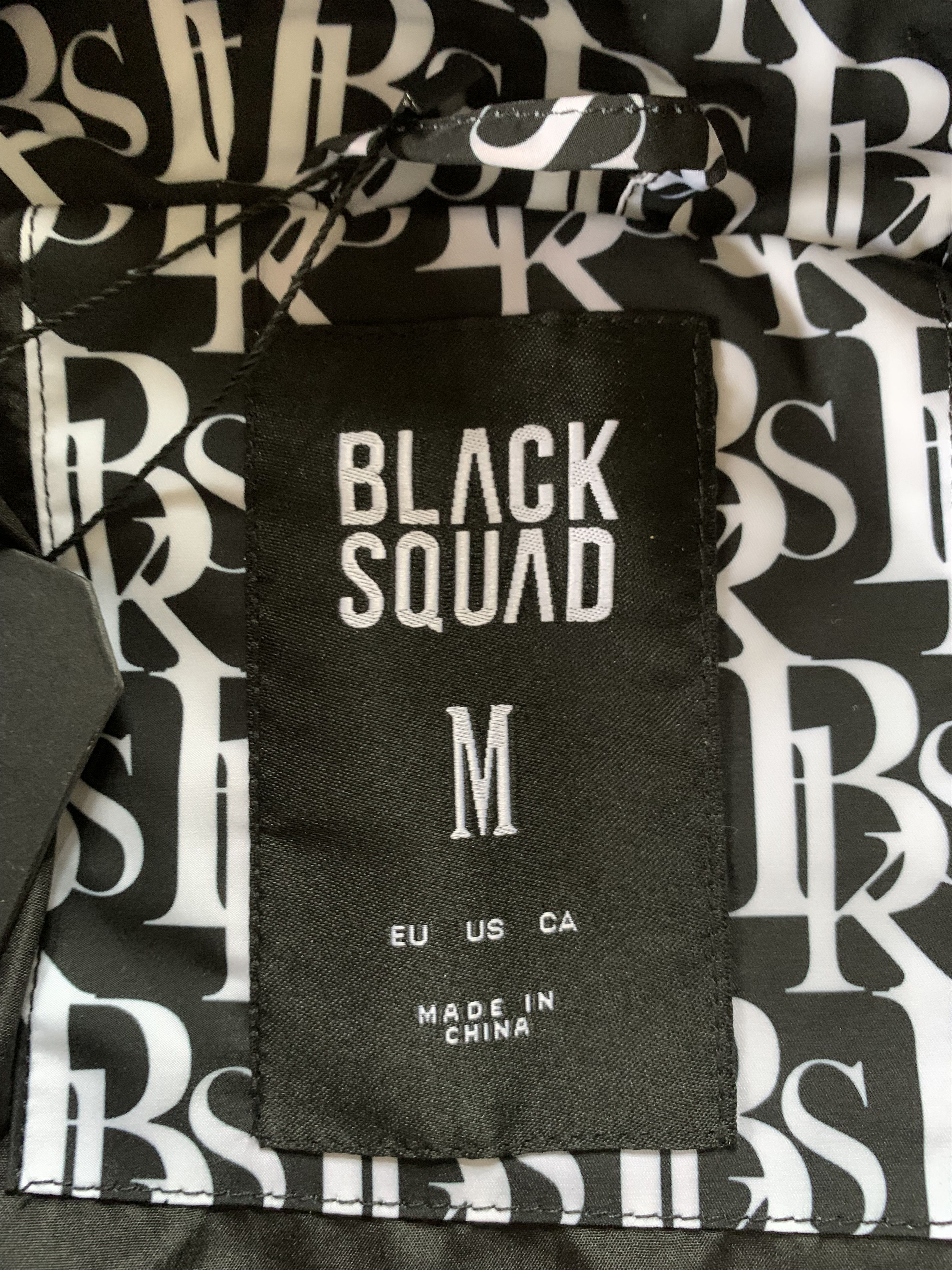 Designer Black Squad Hood Monogramm Zip Jacket Size US M / EU 48-50 / 2 - 6 Thumbnail