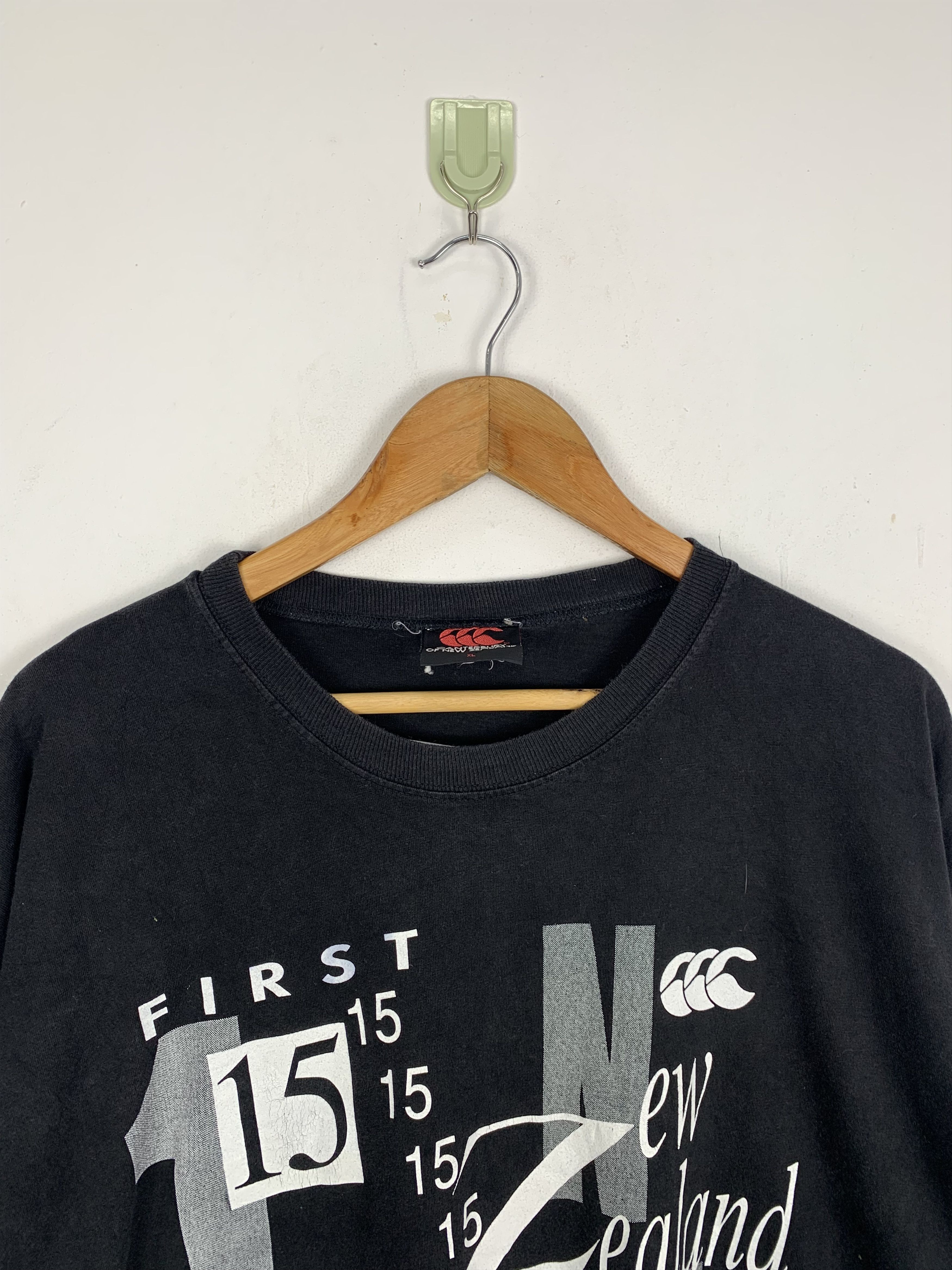 Canterbury of New Zealand Vintage Canterbury New Zealand All Black T Shirt TA0298 Size US XL / EU 56 / 4 - 2 Thumbnail