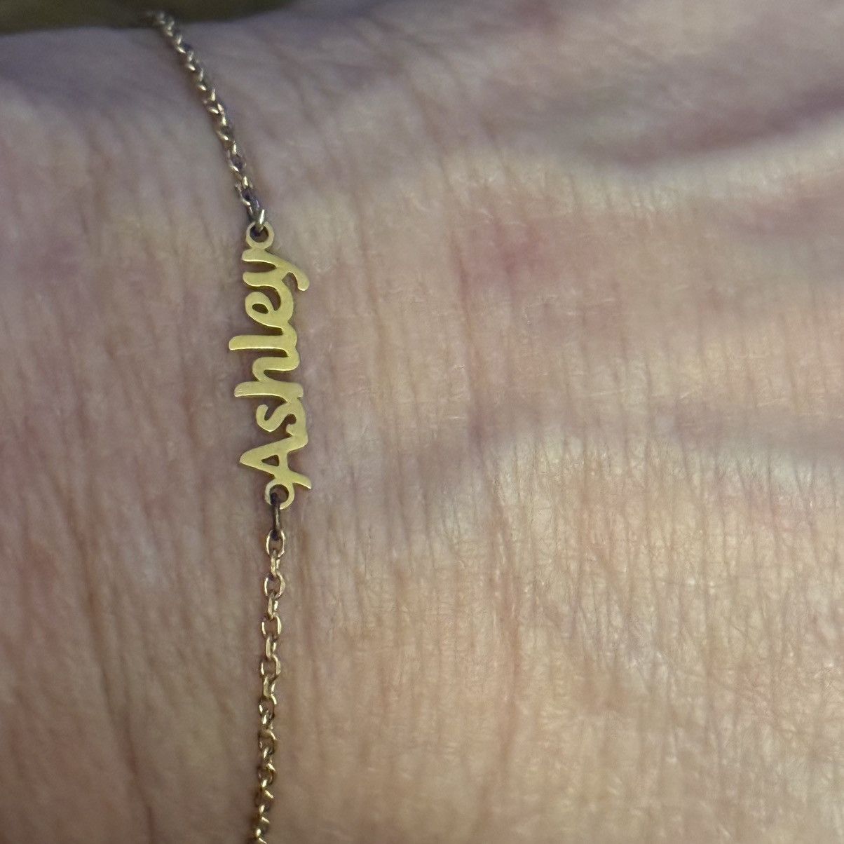 Other Dainty gold tone Ashley name bracelet Size ONE SIZE - 3 Thumbnail