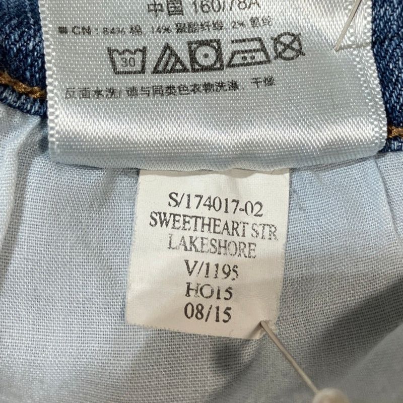 Old Navy Old Navy Blue Medium Wash High Rise Skinny Stretch Jeans 12 Size 34" / US 12 / IT 48 - 5 Thumbnail