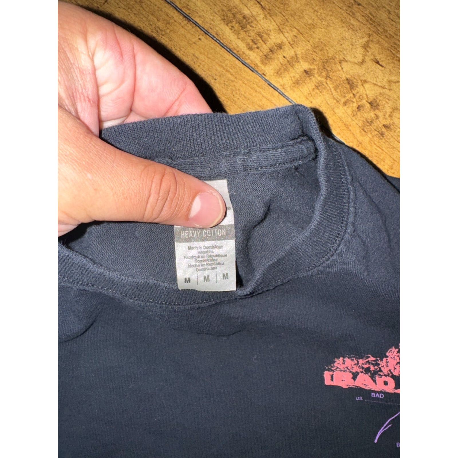 Vintage Bad Bunny X100PRE Tour T-Shirt Black M Men Shirt 90s? Size US M / EU 48-50 / 2 - 6 Thumbnail