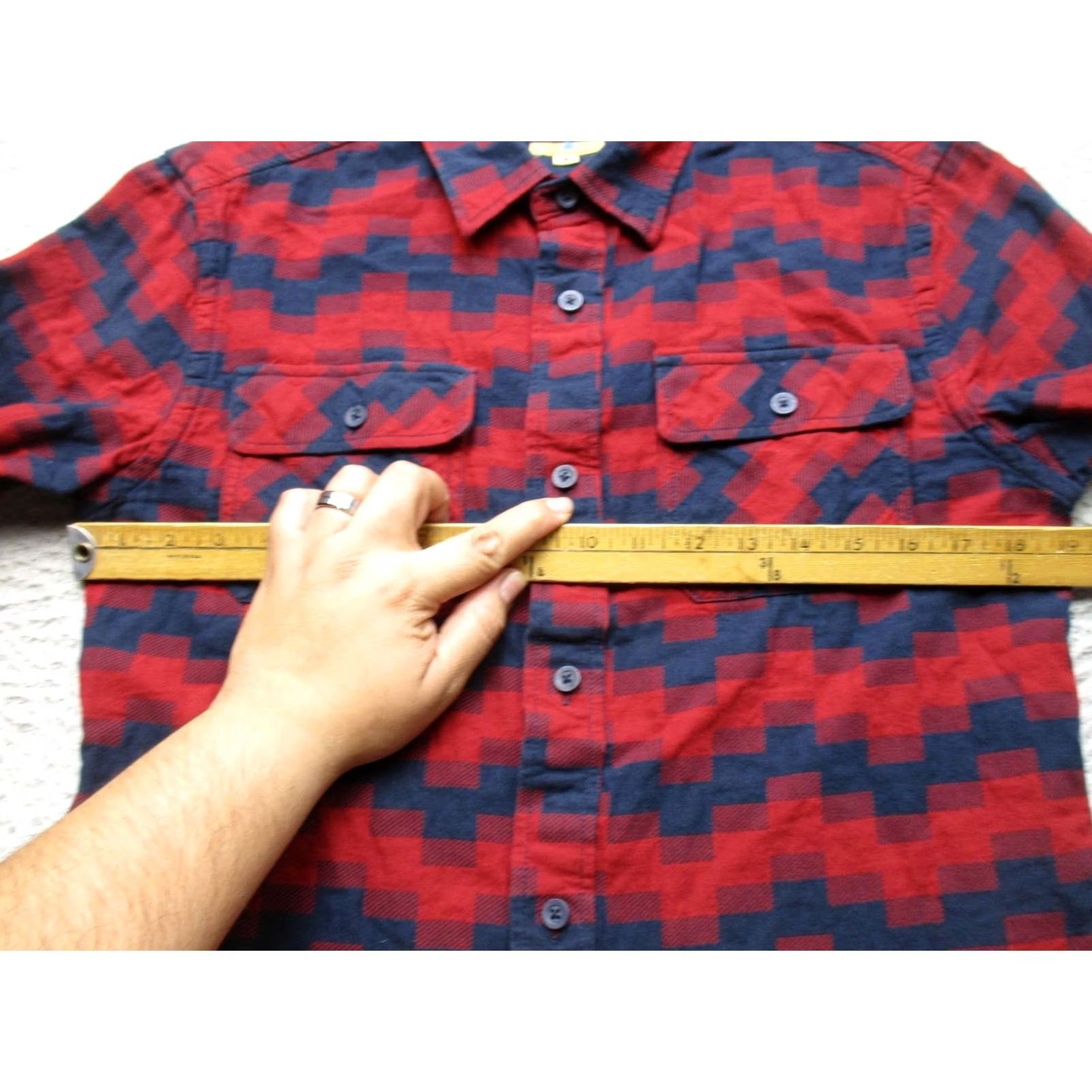 Billionaire Boys Club Billionaire Boys Club Shirt Mens Medium Red Plaid Flannel Long Sleeve Button Up Size US M / EU 48-50 / 2 - 6 Thumbnail