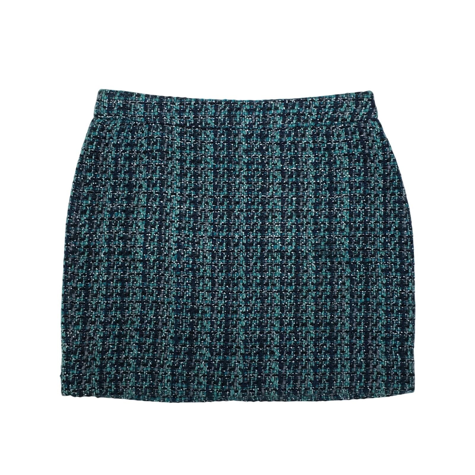 J.Crew J. Crew Tweed Skirt Pencil Mini Wool Blend Women's 00 Lined Size 24" / US 00 / IT 34 - 3 Thumbnail