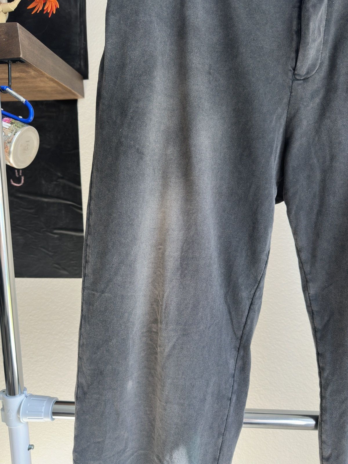 Balenciaga Trompe L’oeil Washed Grey Sweatpants Size US 34 / EU 50 - 4 Thumbnail
