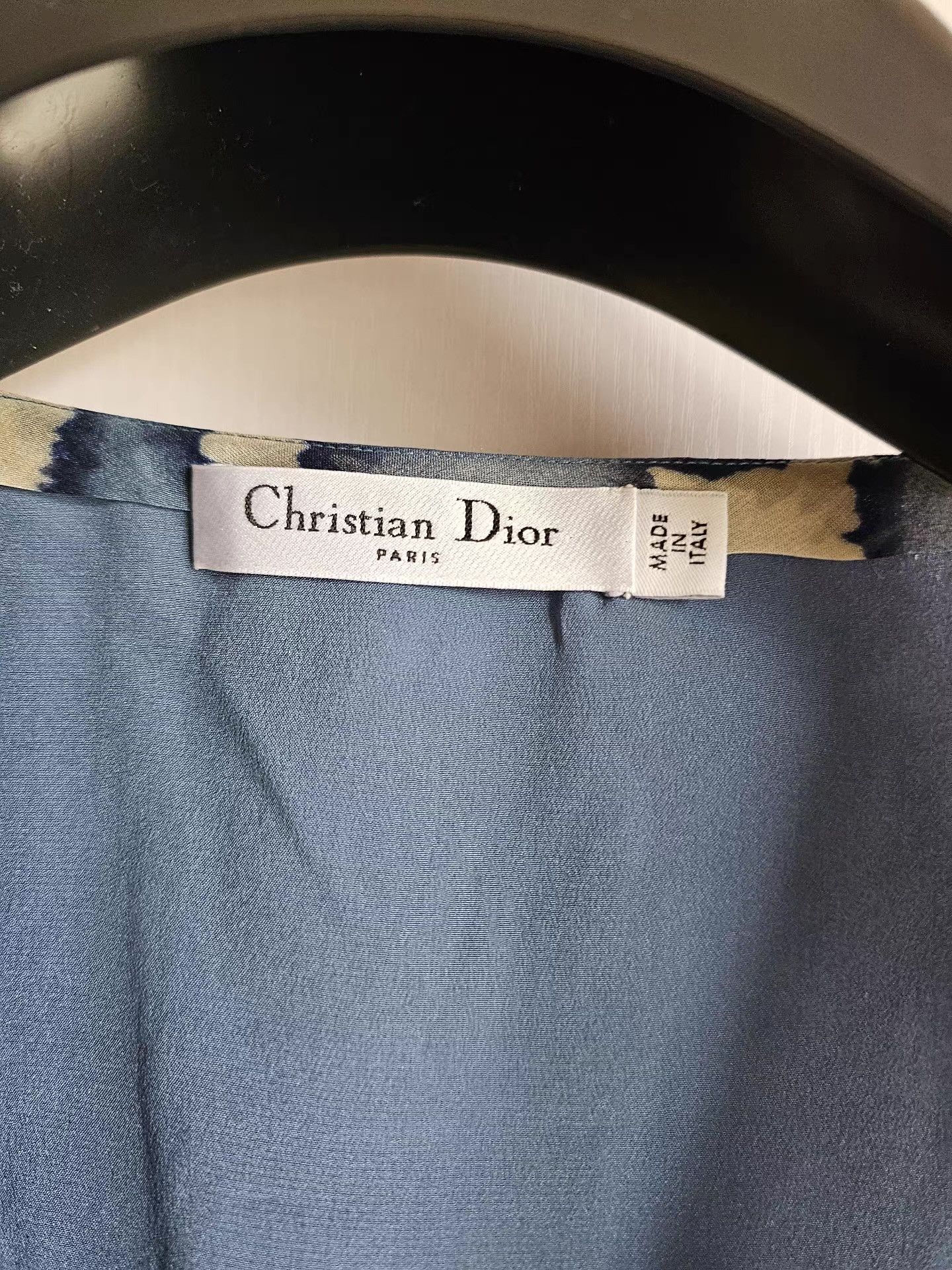 Dior Christian Dior silk glazed print camisole short-sleeve T Size US M / EU 48-50 / 2 - 3 Thumbnail
