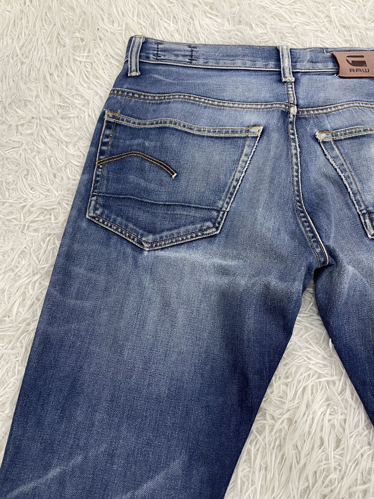 G-Star G Star Raw Denim 3301 Straight Jeans Pant Size US 34 / EU 50 - 12 Thumbnail