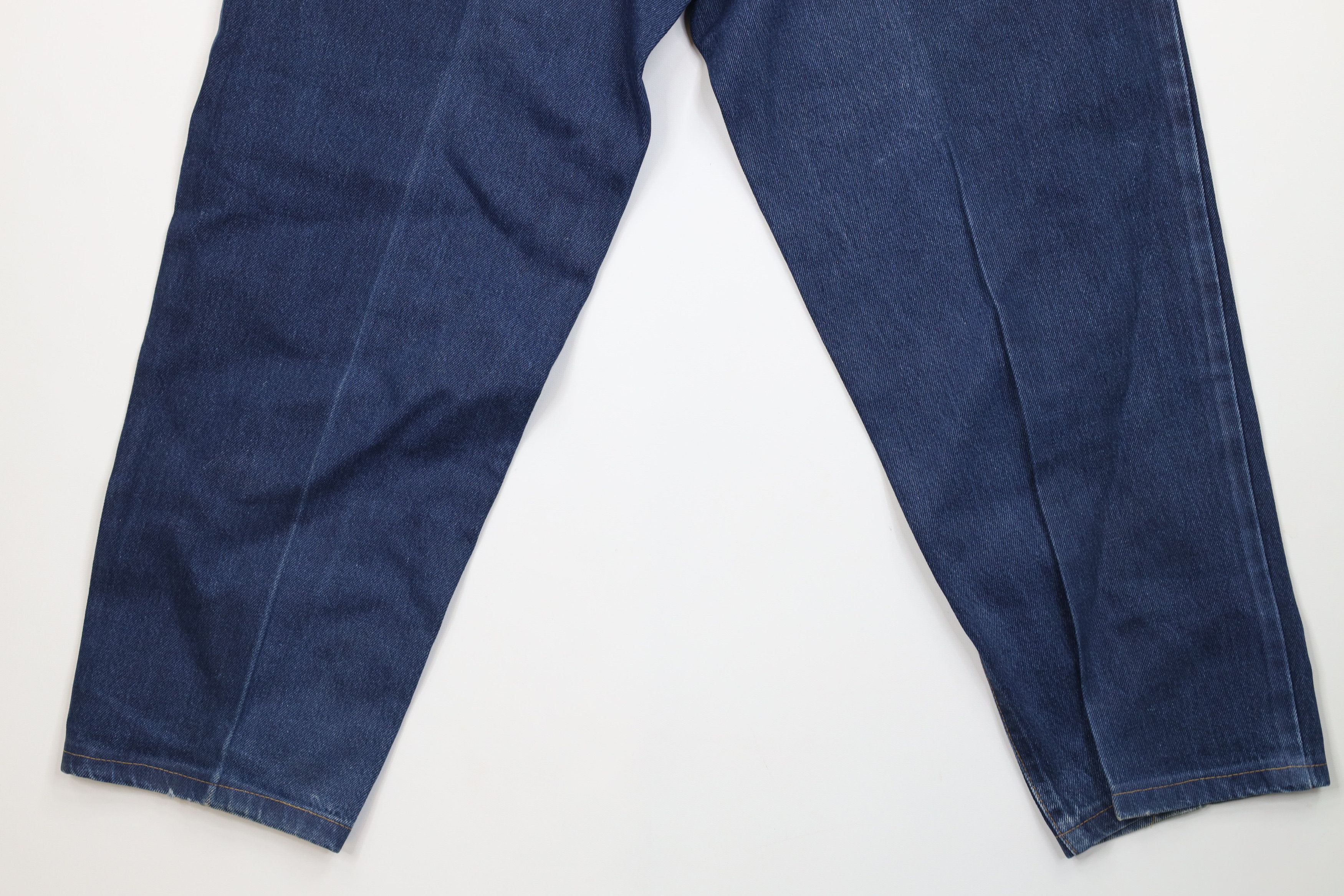 Guess Vintage 90s Guess Spell Out Tapered Leg Denim Jeans Blue USA Size US 30 / EU 46 - 13 Thumbnail