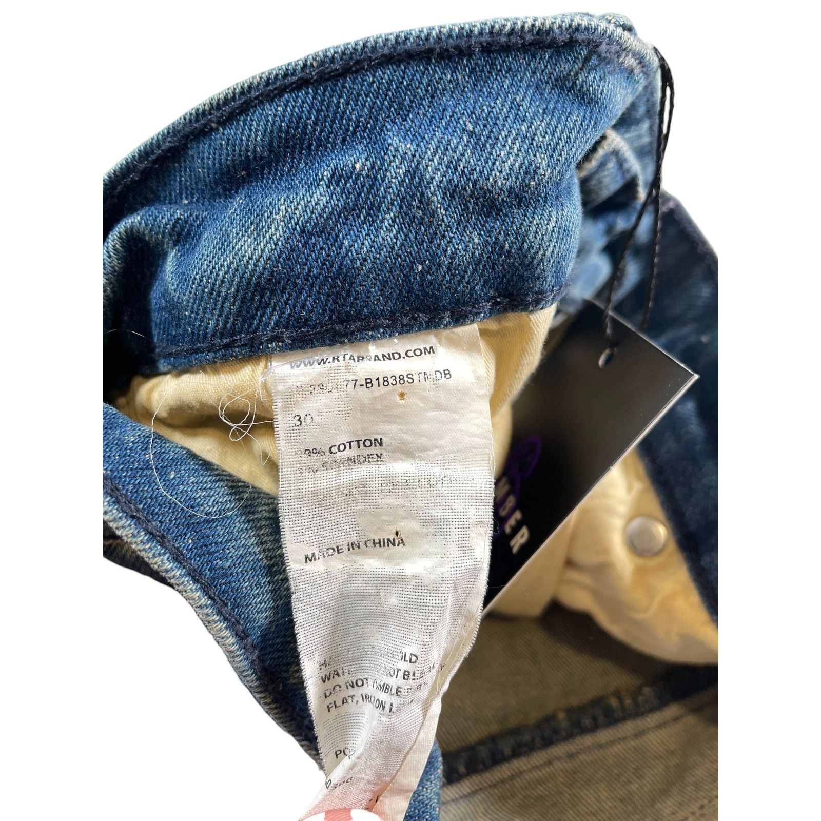 Rta RTA Light Wash Jeans Size US 30 / EU 46 - 3 Thumbnail