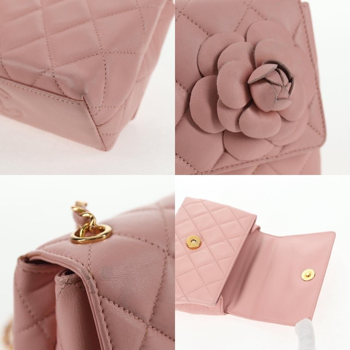 Chanel Chanel Matelasse Camellia Chain Shoulder Bag Size ONE SIZE - 6 Thumbnail