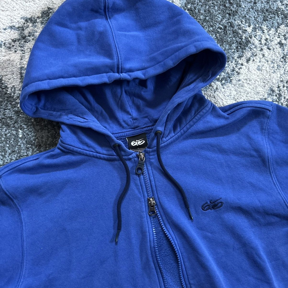 Nike 2012 NiKE 6.0 FADED ROYAL BLUE YKK ViSLON DOUBLE ZiP HOODiE Size US L / EU 52-54 / 3 - 20 Thumbnail