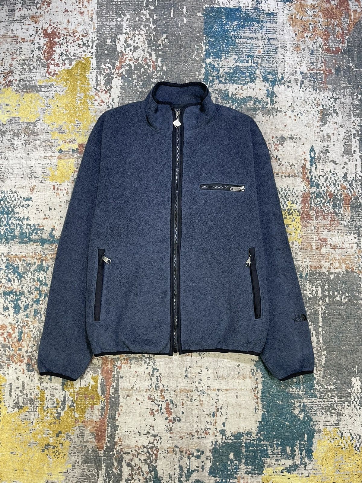 The North Face Vintage The North Face Armadilla Zip Up Fleece Jacket Size US L / EU 52-54 / 3 - 1 Thumbnail