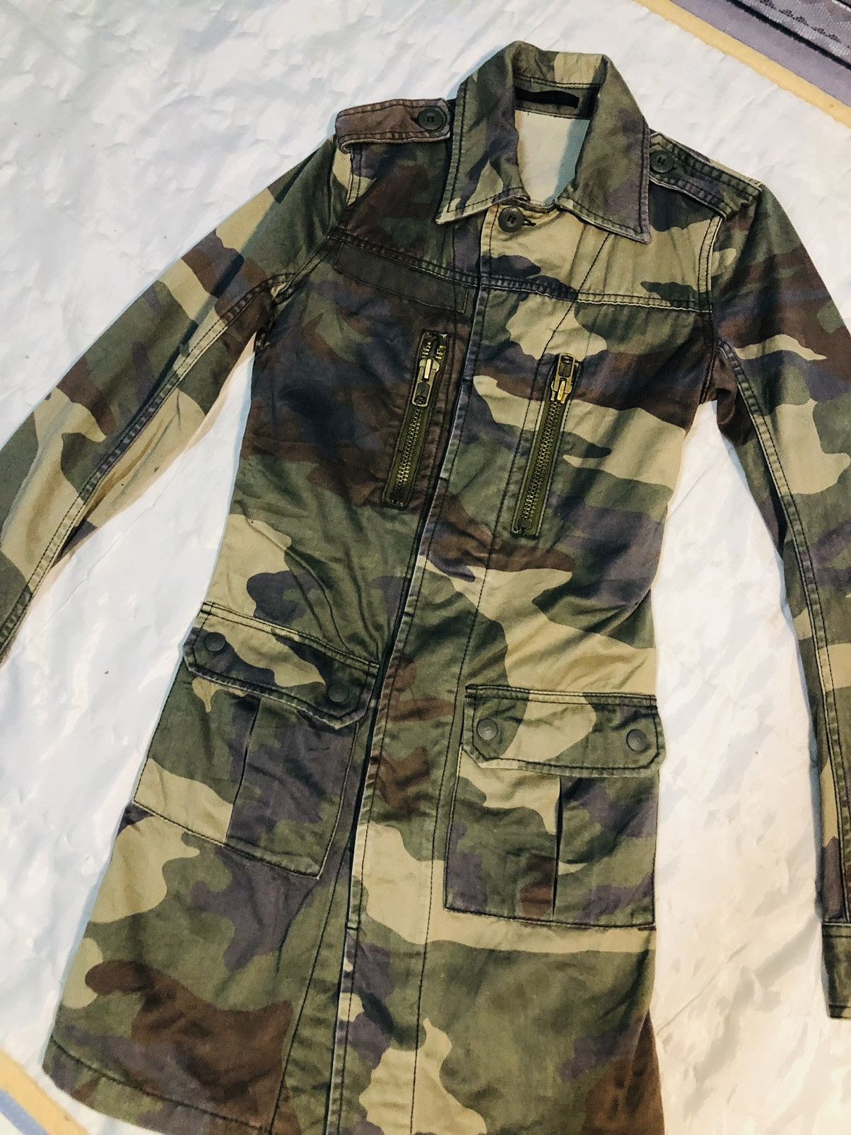 Japanese Brand Moussy Soldier Pattern Jacket (6) Size US M / EU 48-50 / 2 - 3 Thumbnail