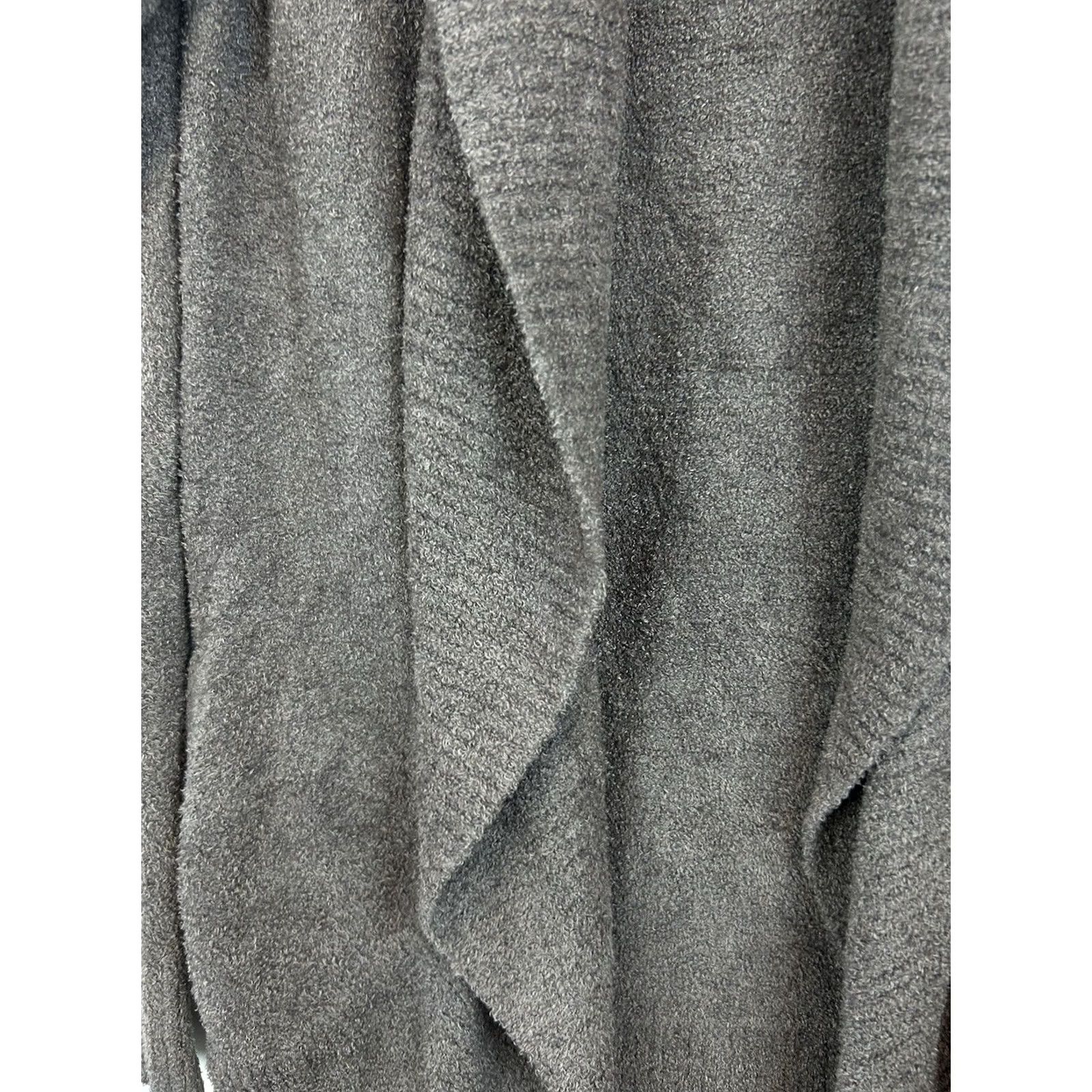 Vintage Barefoot Dreams Cardigan Sweater Womens XS Open Gray Nylon Rayon Regular Long Sleeve Size XS / US 0-2 / IT 36-38 - 5 Thumbnail