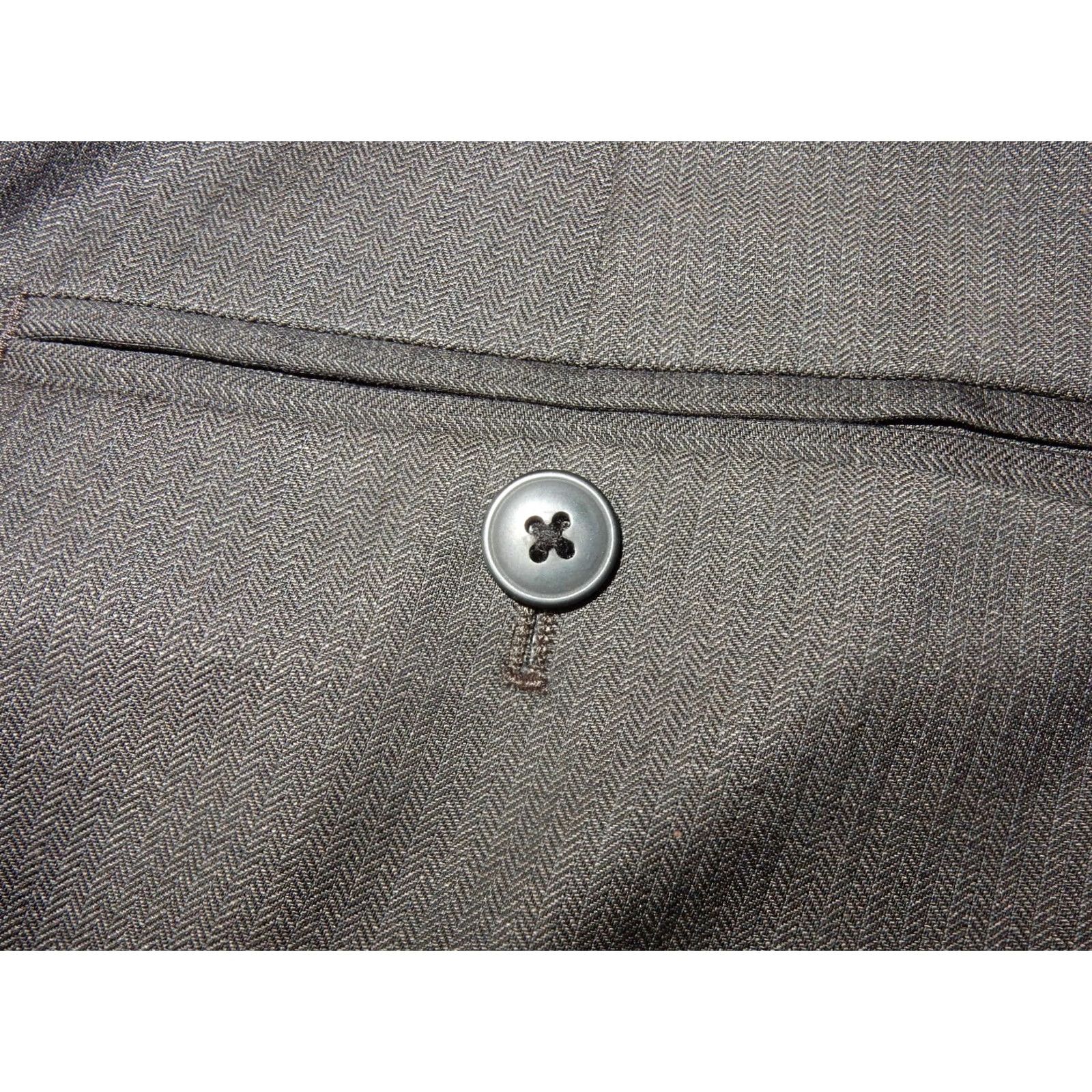 Cremieux Daniel Cremieux Men's Dress Pants Pants 38 Regular Brown Flat Front NWT Dress Pants Mens 38R Size US 38 / EU 54 - 3 Thumbnail