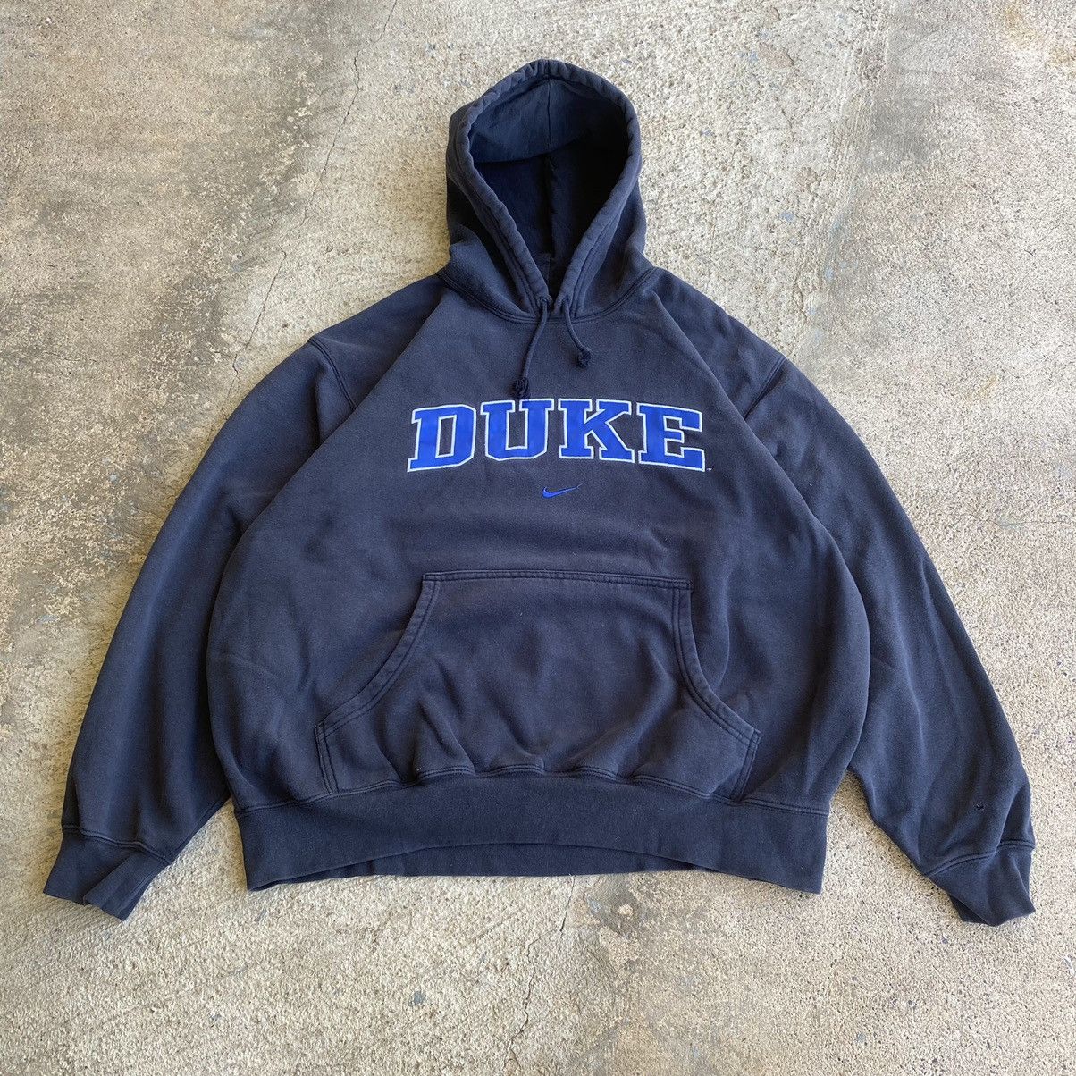 Nike Vintage Y2K Nike Center Swoosh Duke University Hoodie | Grailed