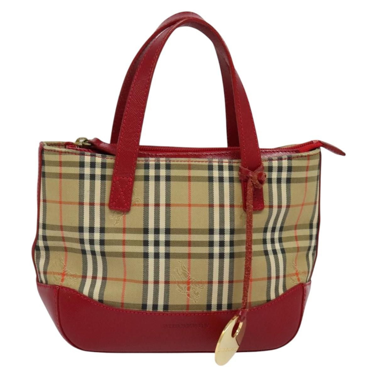 Burberry Burberry Nova Check Handbag Nova Check Canvas and leather Size ONE SIZE - 1 Thumbnail