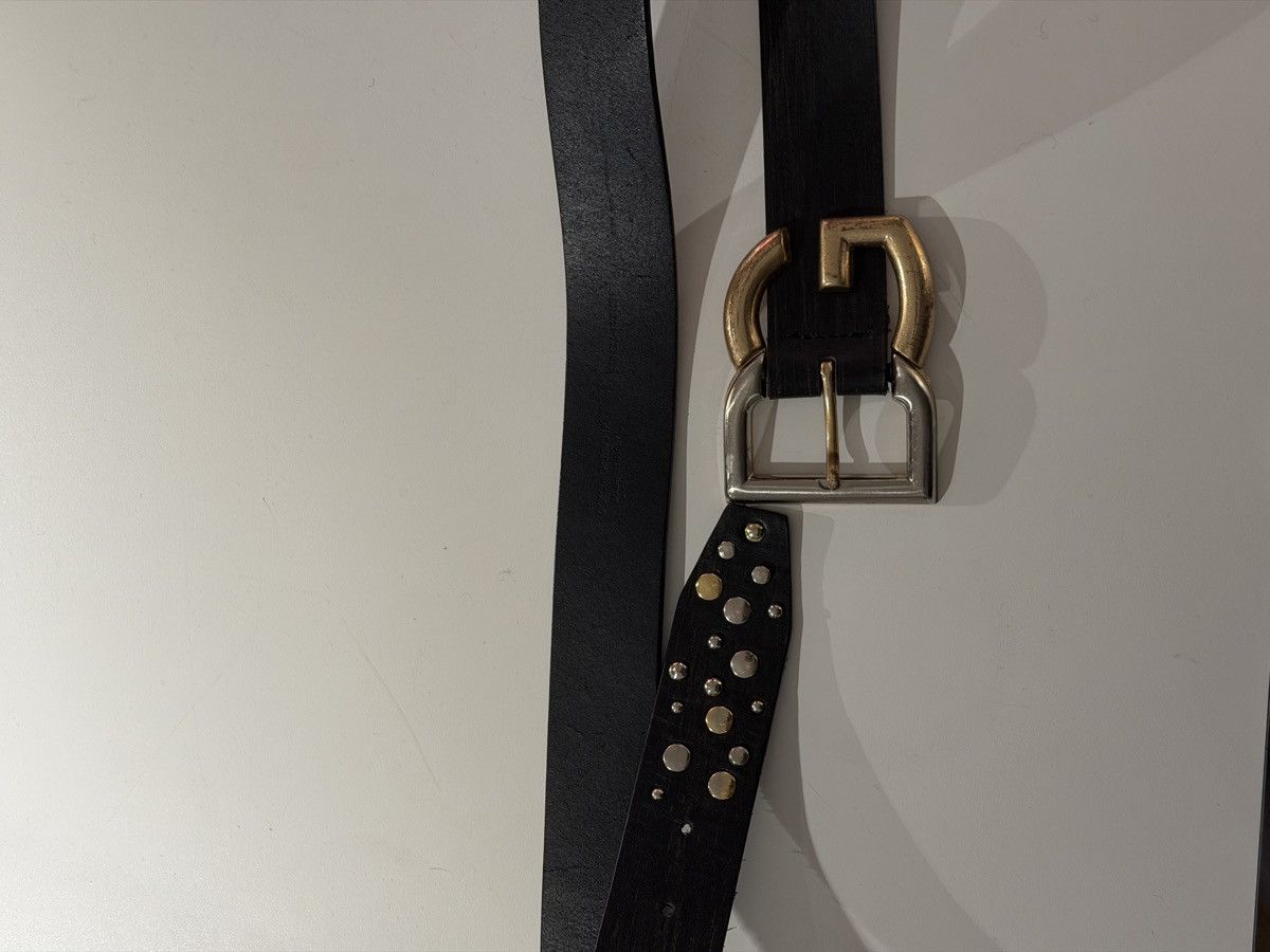 Dolce & Gabbana Dolce&Gabbana DG silver gold logo vintage belt Size ONE SIZE - 4 Thumbnail
