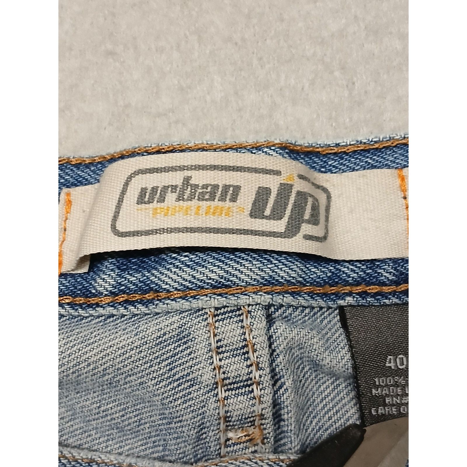Urban Up Khol's Urban Up Pipline (40x30) Men's Straight Blue Jeans Size US 40 / EU 56 - 7 Thumbnail