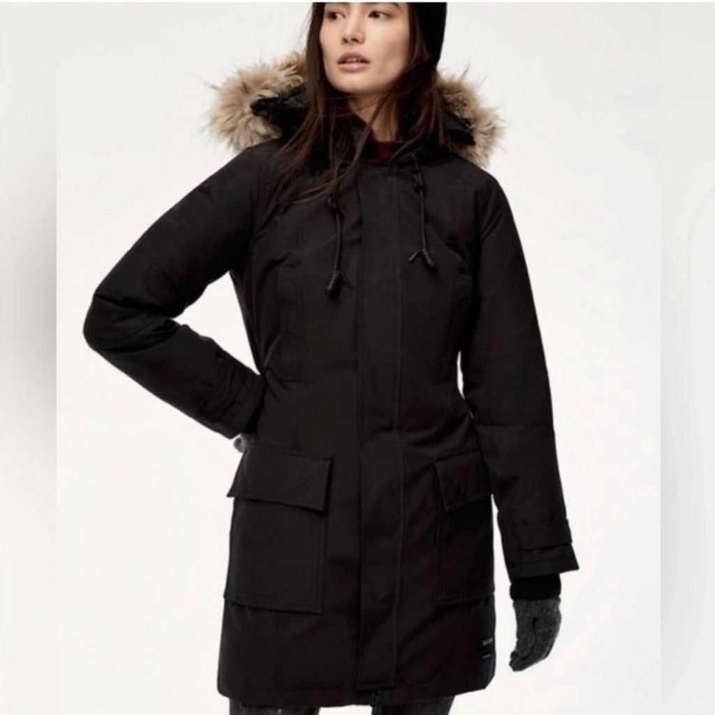 TNA TNA Down Filled Hooded Winter Jacket Bancroft Parka Sz Small Size S / US 4 / IT 40 - 1 Thumbnail