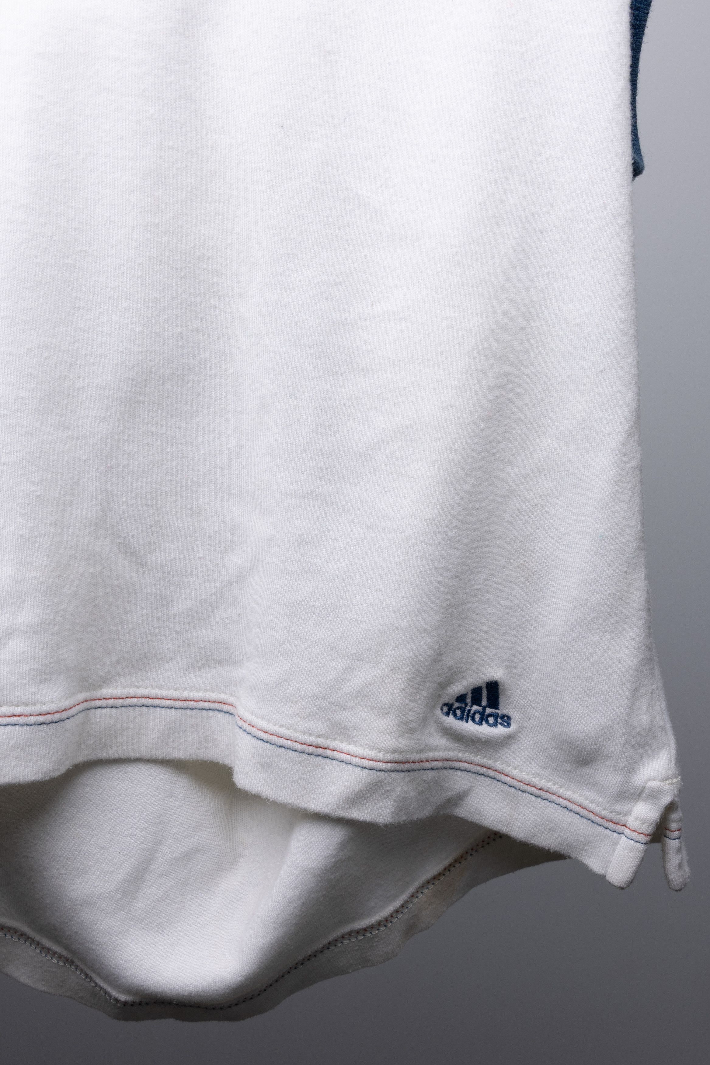 Adidas Adidas Vintage Sports Cream/Blue Tank Size US M / EU 48-50 / 2 - 4 Thumbnail