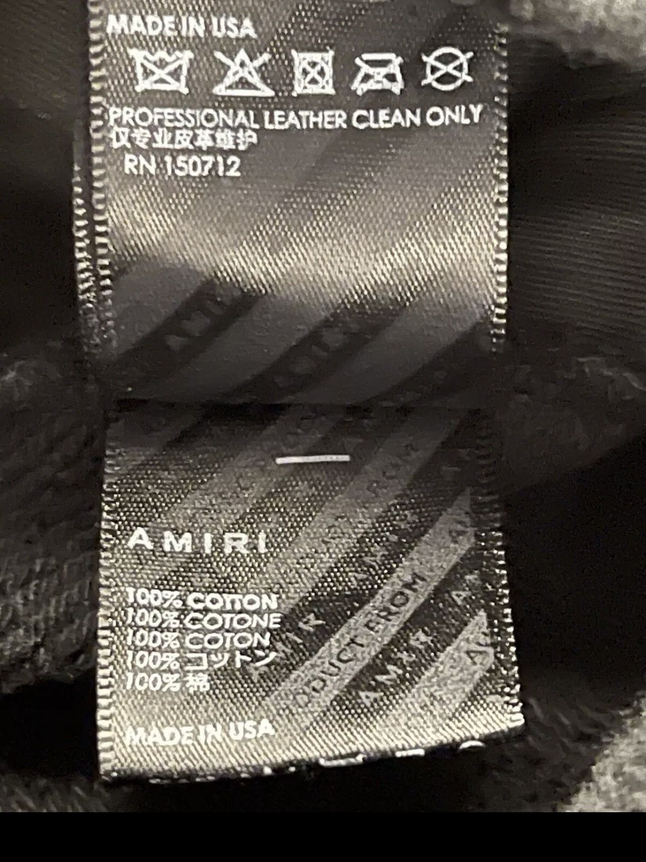 Amiri Size XXL - Amiri Chemist Black Camo Leather Patch Star Short Size US 40 / EU 56 - 11 Thumbnail