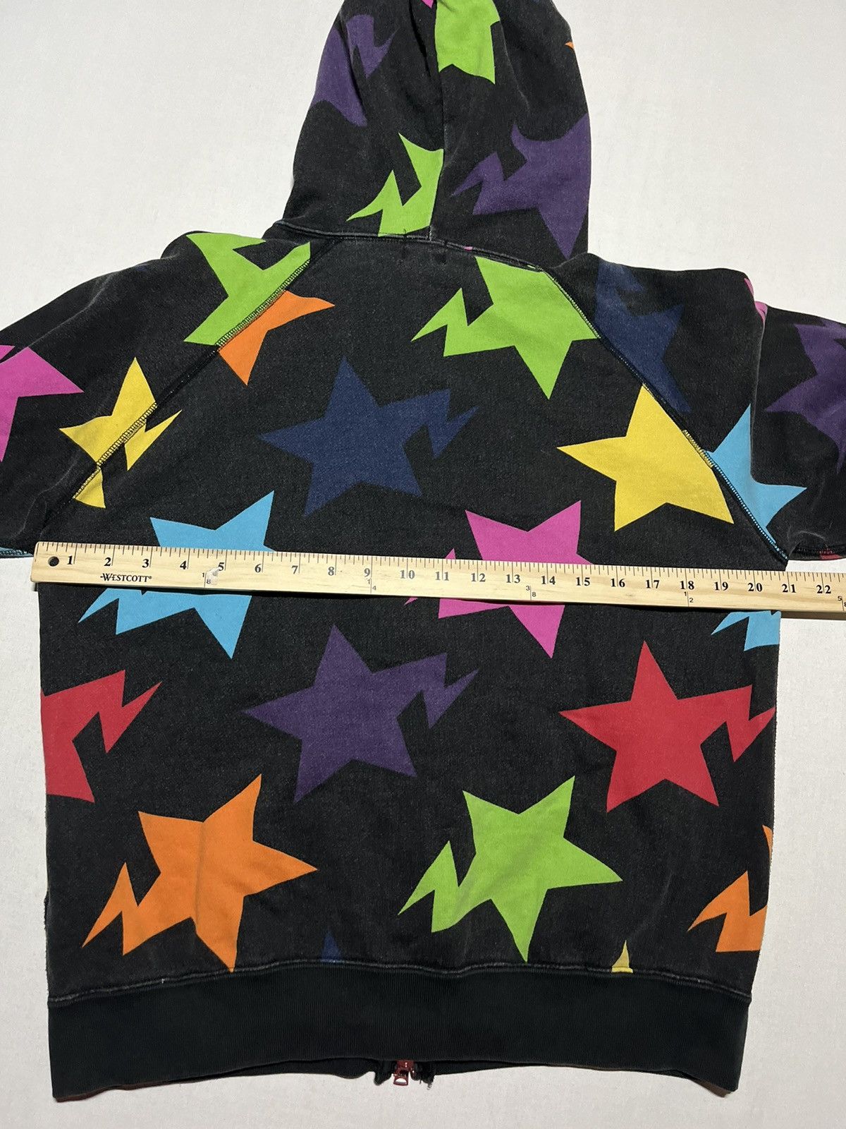 Bape × Nigo Sta Pattern Full Zip Hoodie Size US S / EU 44-46 / 1 - 13 Thumbnail