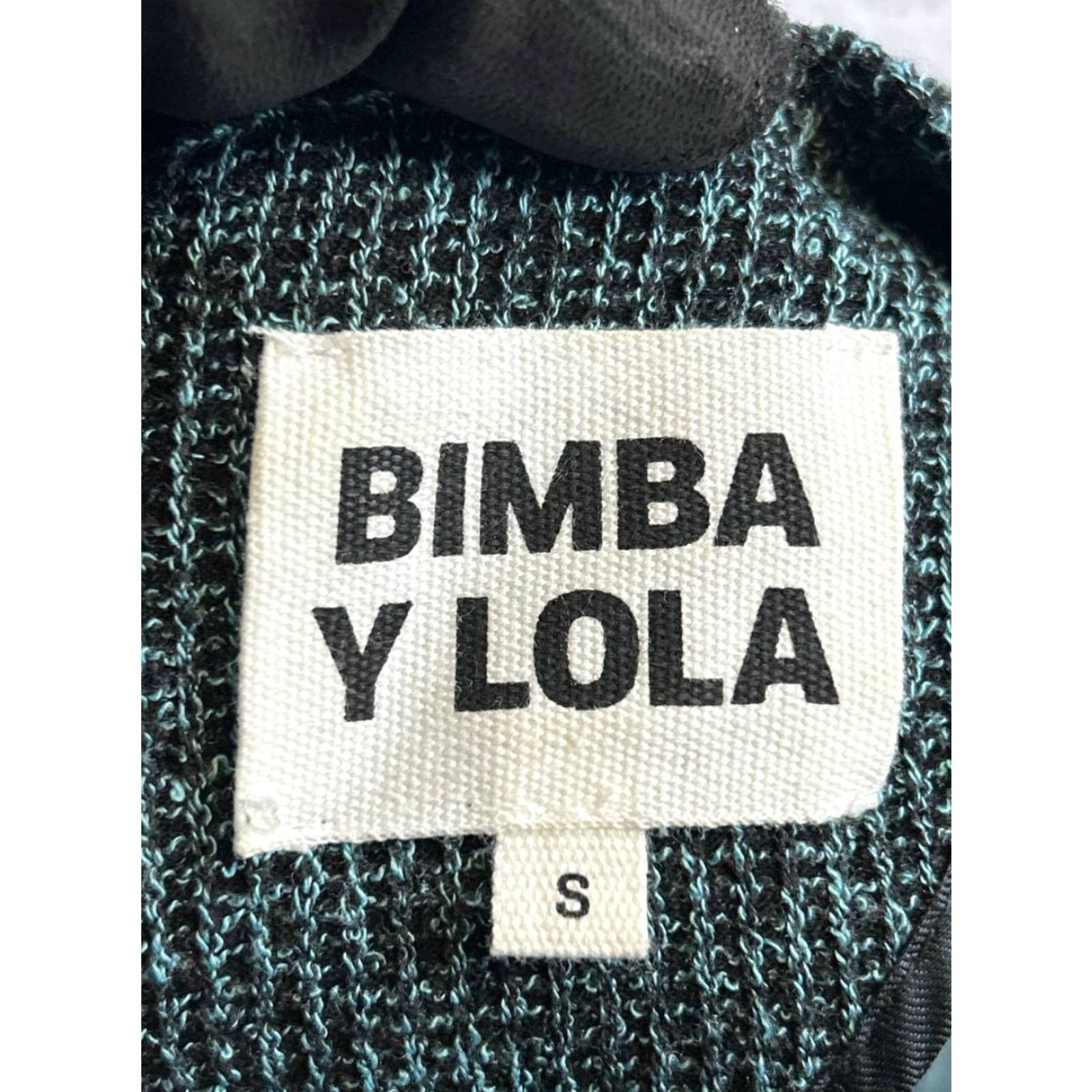 BIMBA Y LOLA BIMBA Y LOLA Dress Womens Small Green Knit A-Line Pencil Sheath Short Dress Casual 90s ? Size S / US 4 / IT 40 - 3 Thumbnail