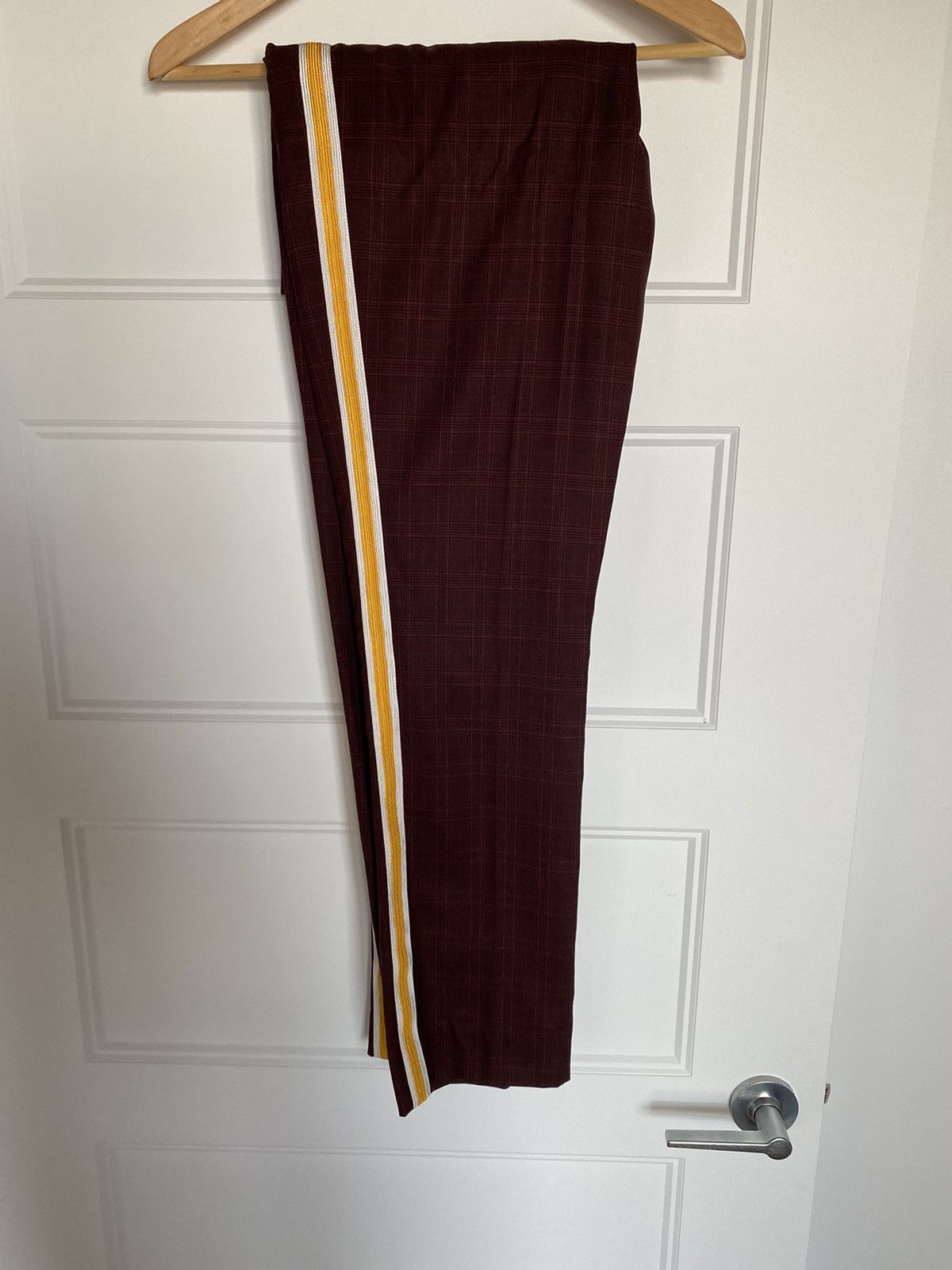 Calvin Klein 205W39NYC Dark red wool silk full suit Size 38R - 2 Thumbnail