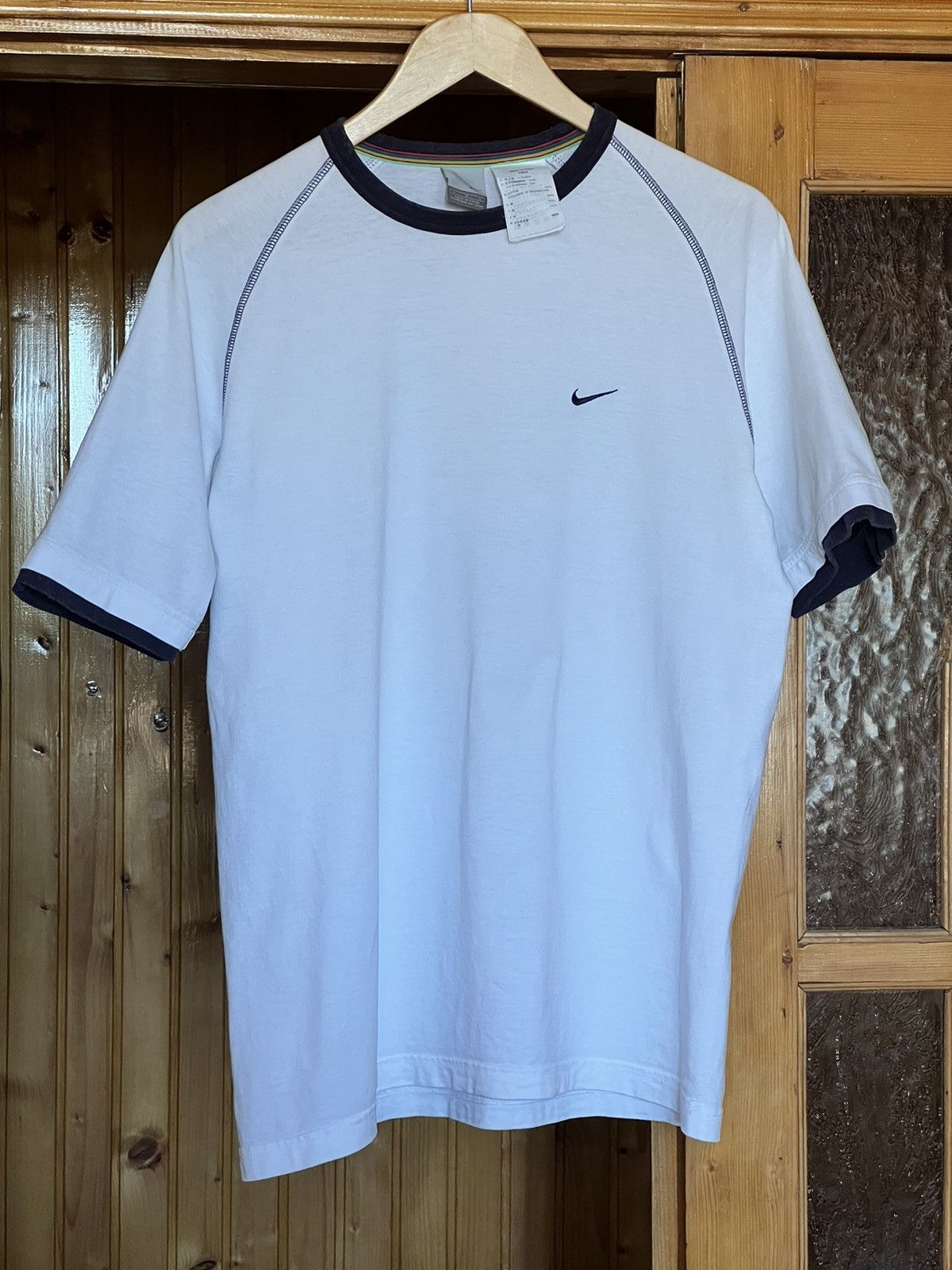 Nike × Vintage Nike t-shirt swoosh vintage Size US L / EU 52-54 / 3 - 10 Thumbnail