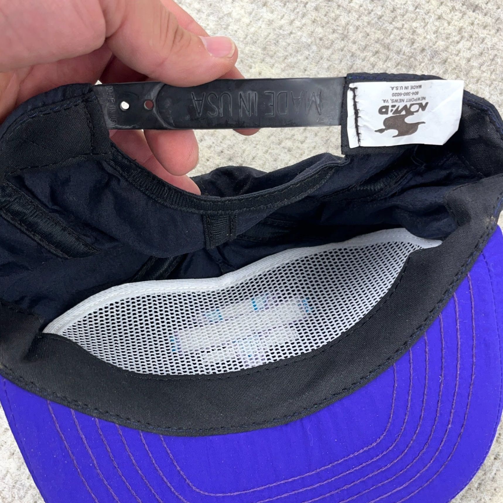 Nomad VINTAGE Goodyear Tires Snapback Hat Men One Size Purple Motorsports Retro USA 90s Logo Adjustable Size ONE SIZE - 6 Thumbnail