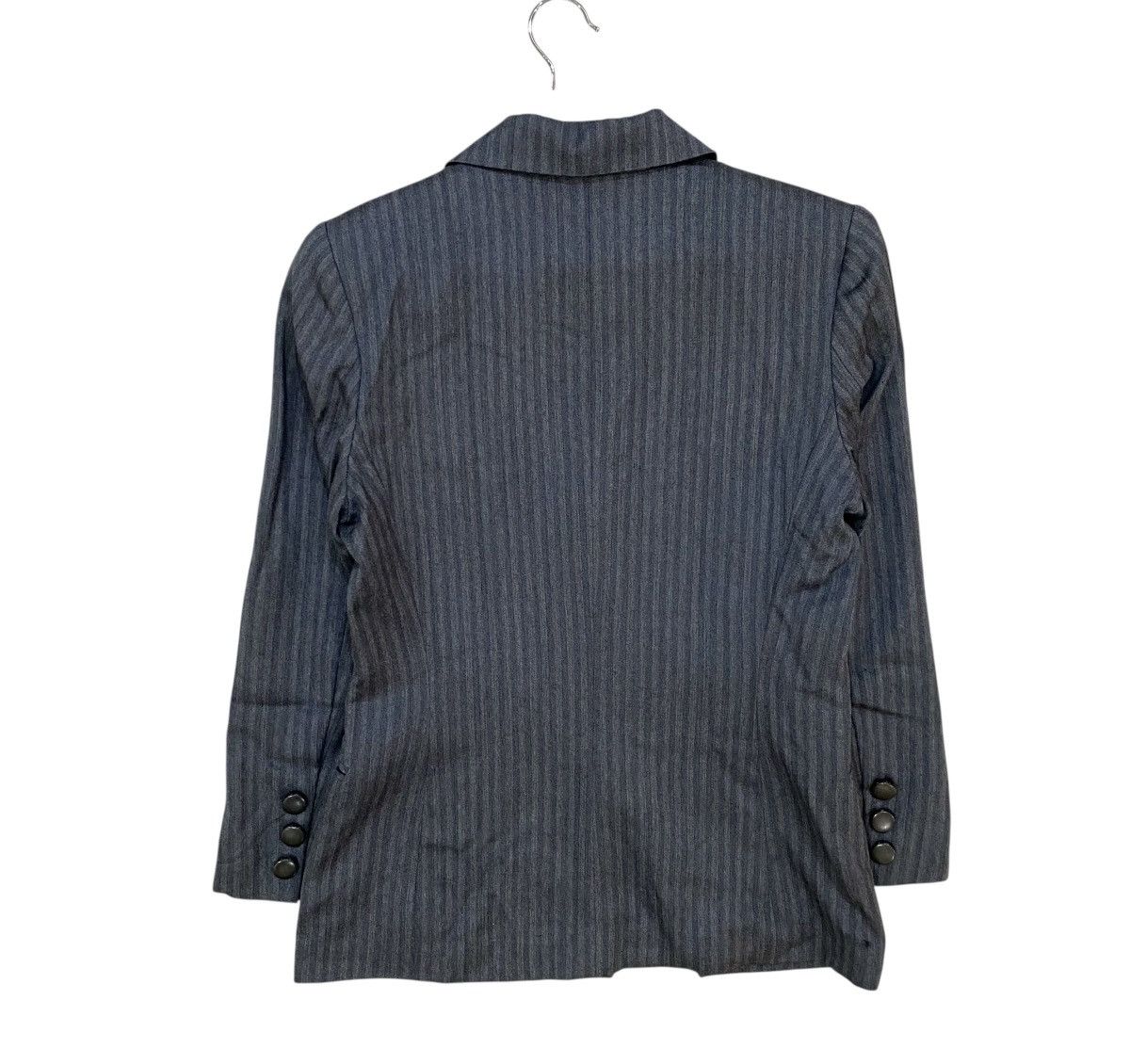 Christian Dior Monsieur 🌟VTG CHRISTIAN DIOR SINGLE BUTTON STRIPES WOOL COATS Size XS / US 0-2 / IT 36-38 - 5 Thumbnail