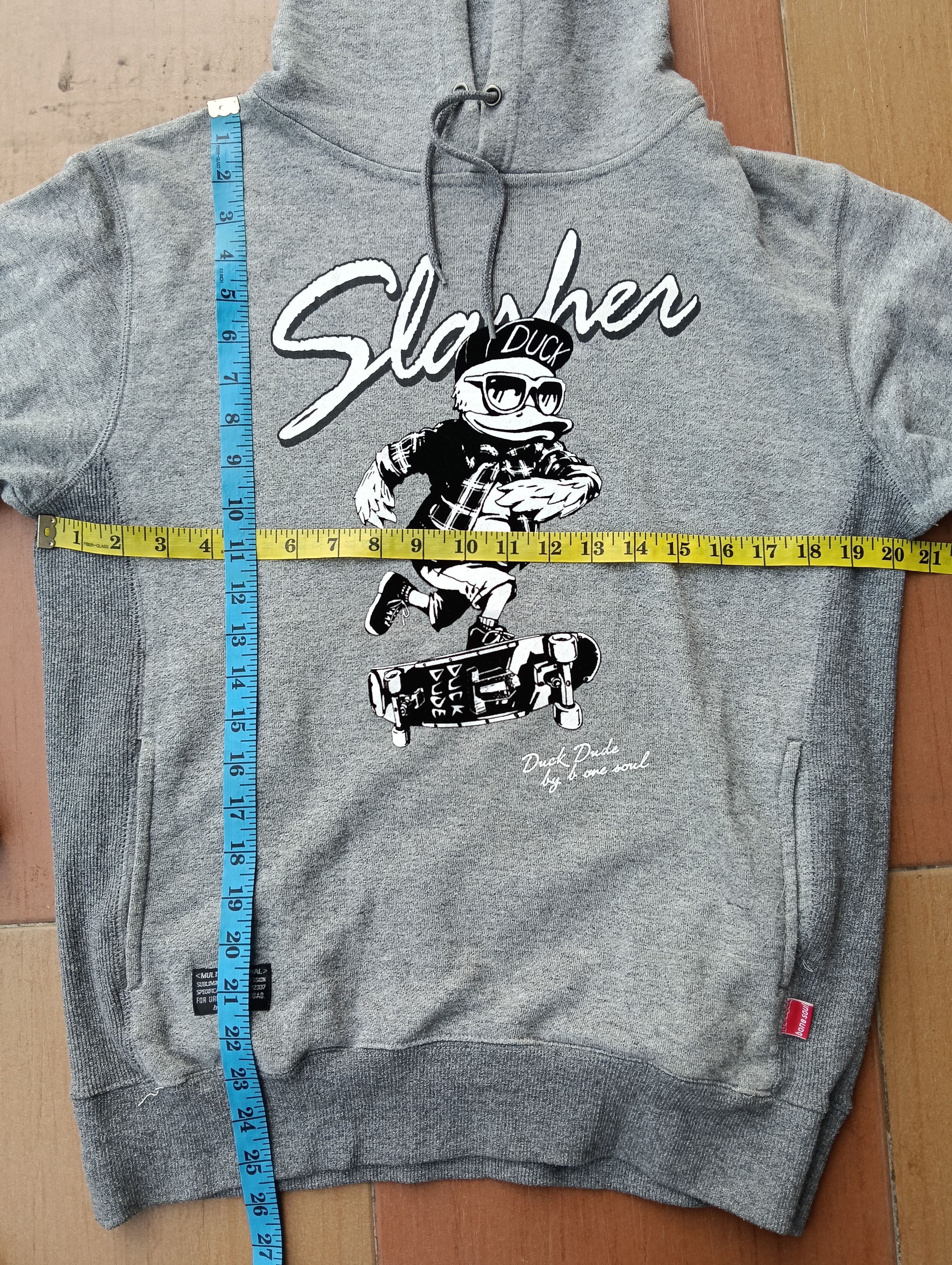 Japanese Brand Duck Dude Hoodie Streetwear skateboard 🛹. Size US M / EU 48-50 / 2 - 10 Thumbnail