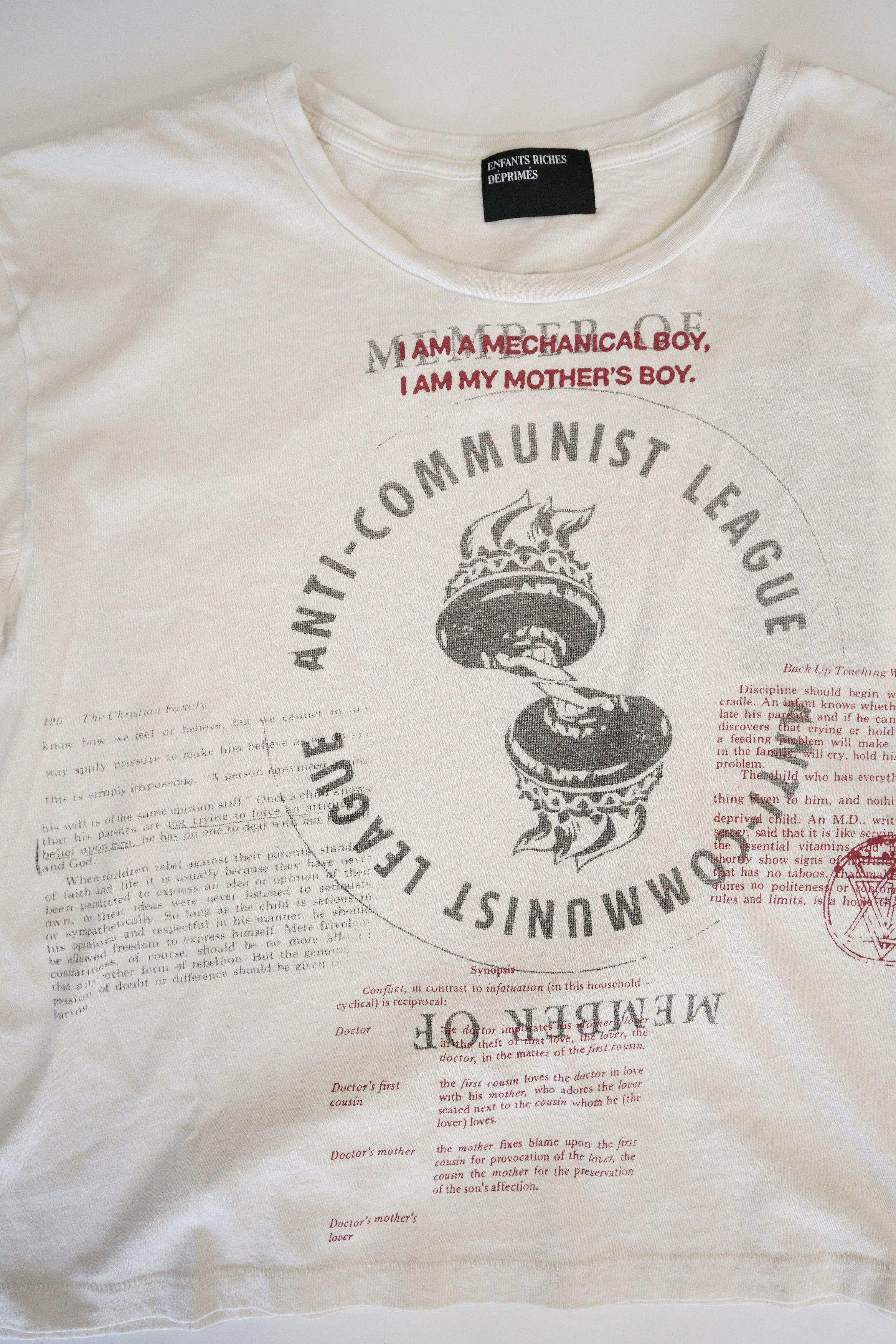 Enfants Riches Deprimes ERD Anti-Communist League Maxfield Tee Size US L / EU 52-54 / 3 - 3 Thumbnail