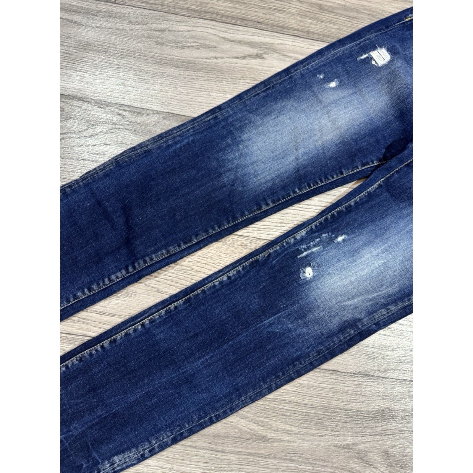 Dsquared2 DSQUARED2 Denim Blue COOL GUY JEAN Slim Skinny Distressed Jeans 50 Italy Mens Jeans Denim Blue Distressed 50 Dsquared2 Slim Tall? Size US 34 / EU 50 - 5 Thumbnail