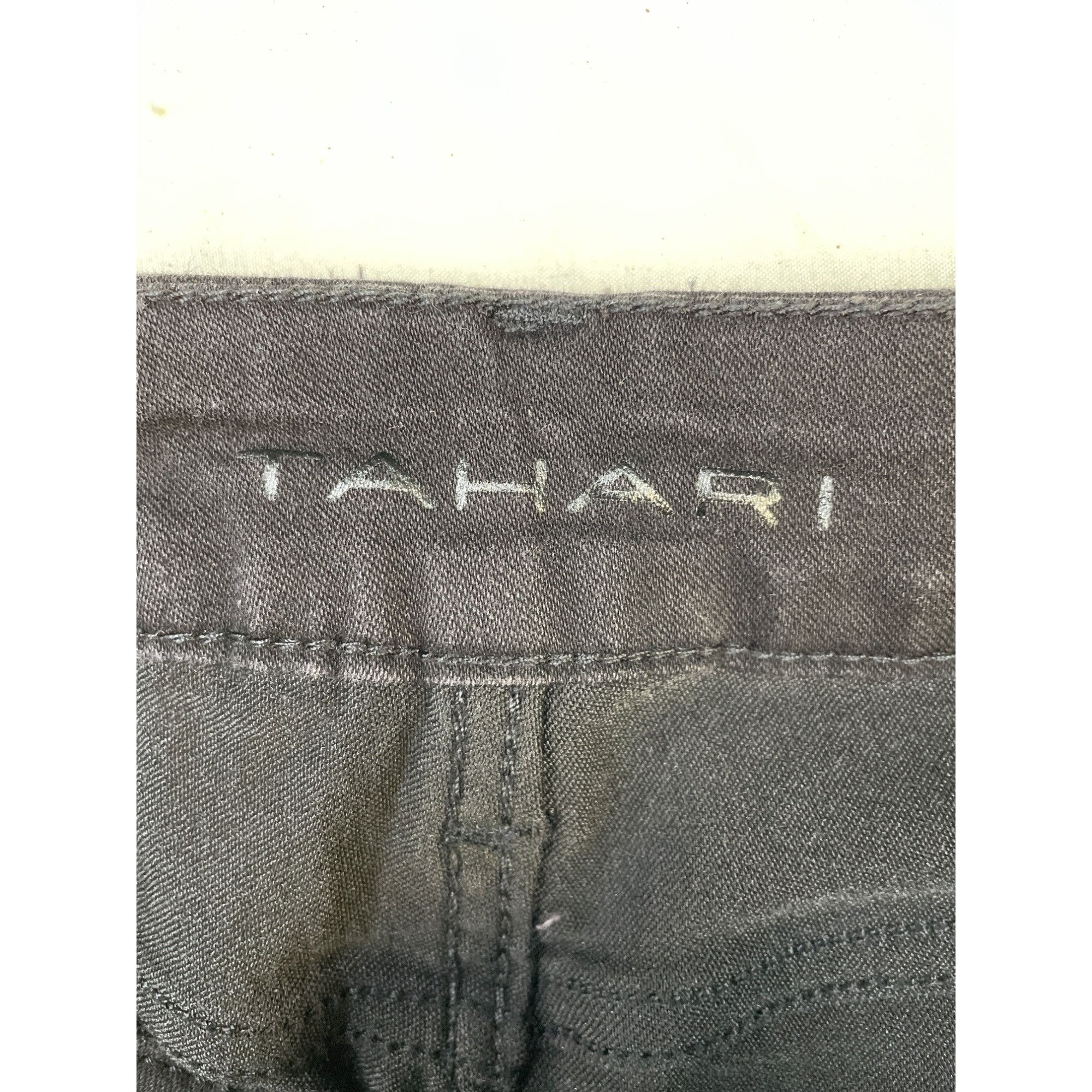 Other Tahari Women's Black Jeans Straight Leg Stretch Size 10/30 2 Size 32" / US 10 / IT 46 - 4 Thumbnail