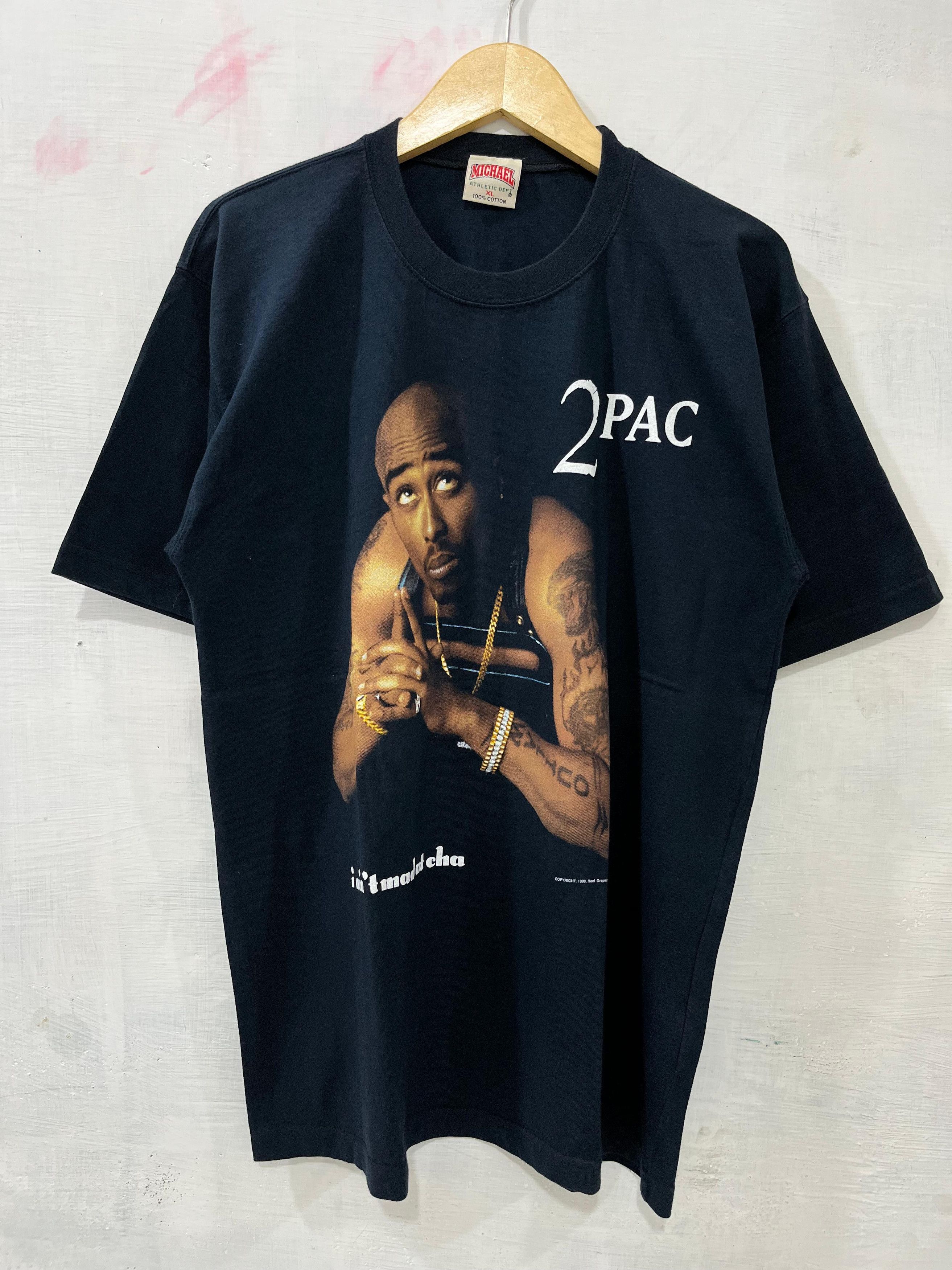 Rap Tees vintage 2pac i ain't mad at cha Tee Size US XL / EU 56 / 4 - 2 Thumbnail