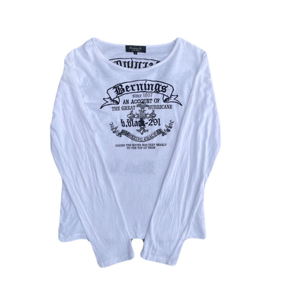 If Six Was Nine 2000s Japanese archive Vkei Cross Poem Long Sleeve Tee Size US XS / EU 42 / 0 - 2 Thumbnail