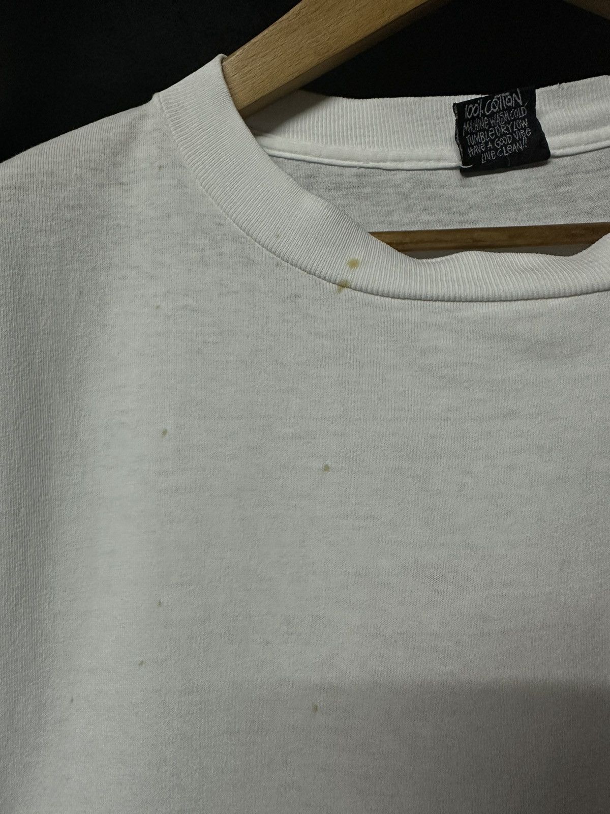 Stussy Vintage 90s Stussy Crown Distressed Tee Size US L / EU 52-54 / 3 - 9 Thumbnail