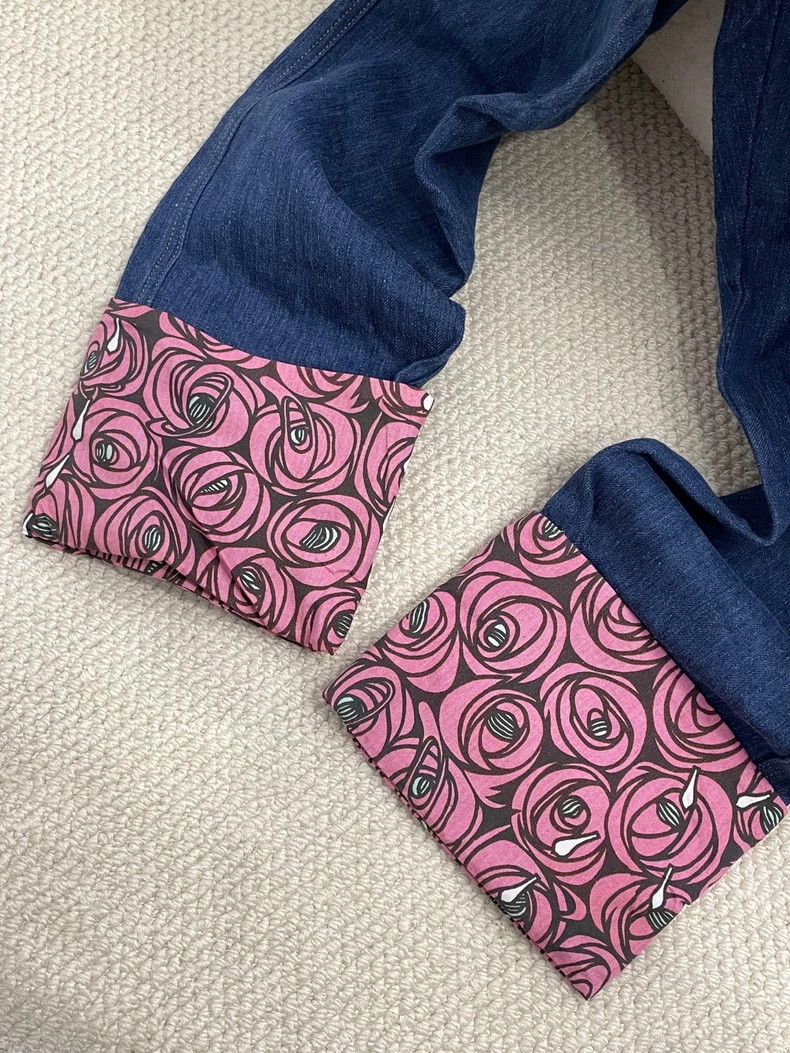 Loewe LOEWE Floral hem on jeans Size 24" / US 00 / IT 34 - 4 Thumbnail