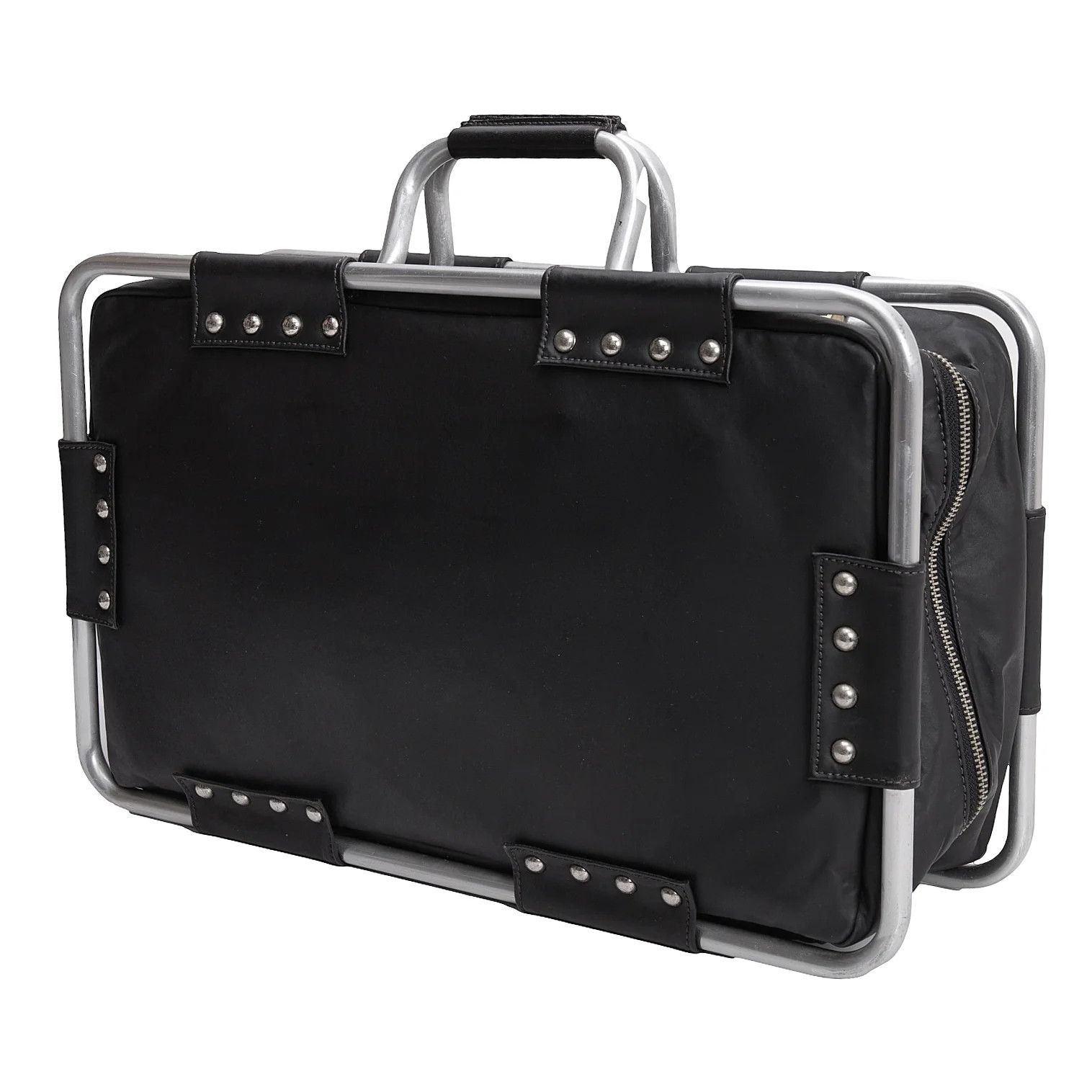 Jean Paul Gaultier Metal Frame Briefcase in Black Size ONE SIZE - 1 Thumbnail